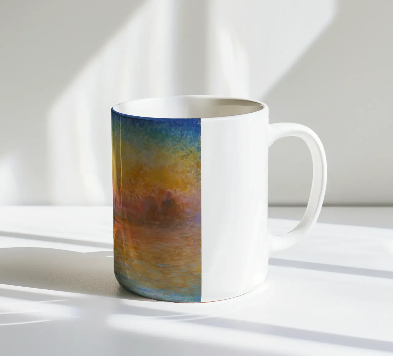 Claude Monet San Giorgio Maggiore At Dusk tazza in ceramica da clay bobby