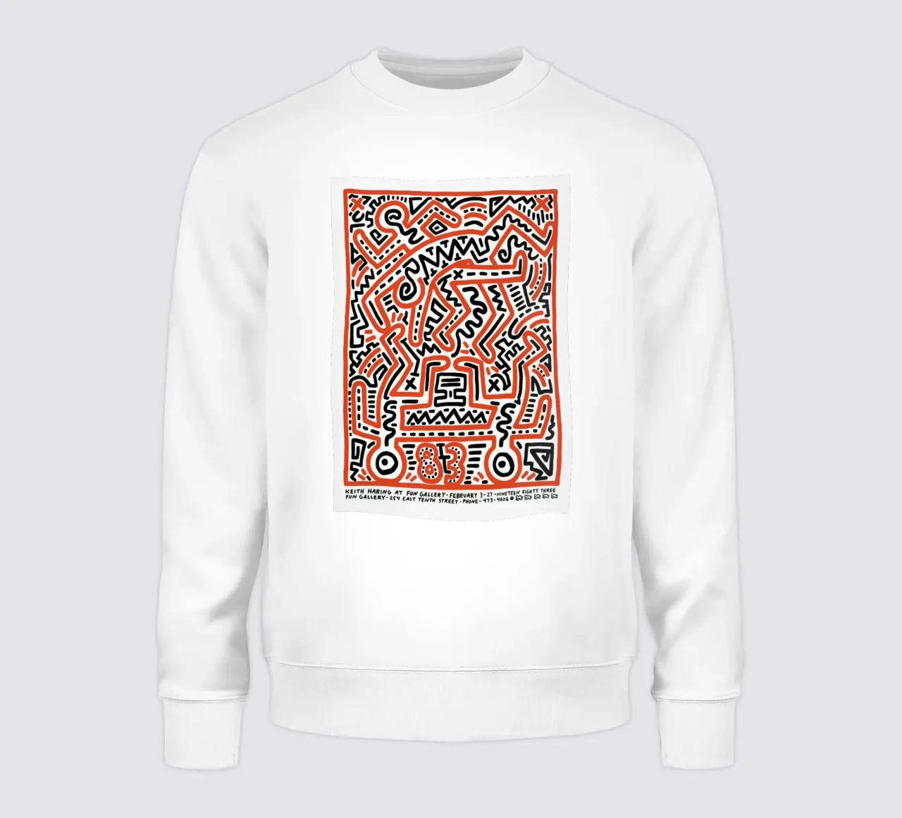 Keith Haring Neunzehn Achtzig Baum Sweatshirt von jo shop