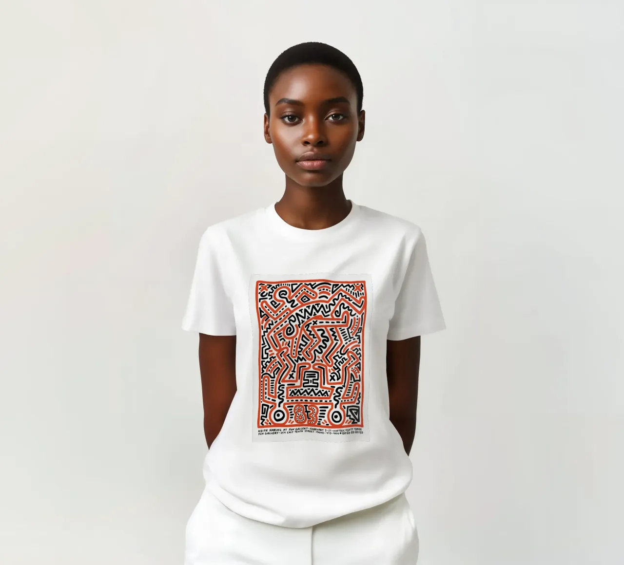 Albero di Keith Haring del diciannovesimo secolo t-shirt da jo shop