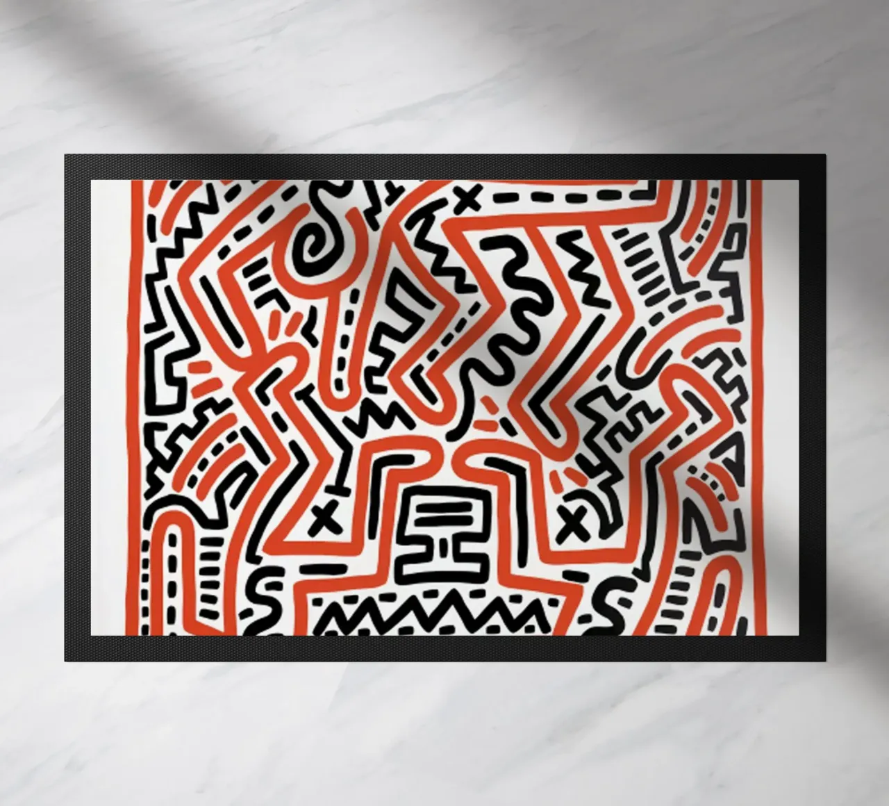 Albero di Keith Haring del diciannovesimo secolo zerbino da jo shop