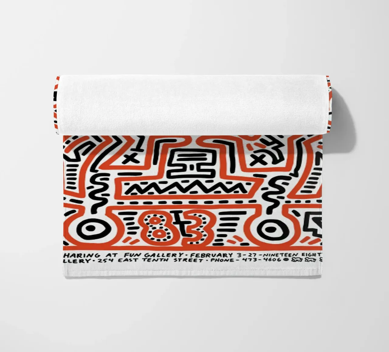 Albero di Keith Haring del diciannovesimo secolo telo mare da jo shop