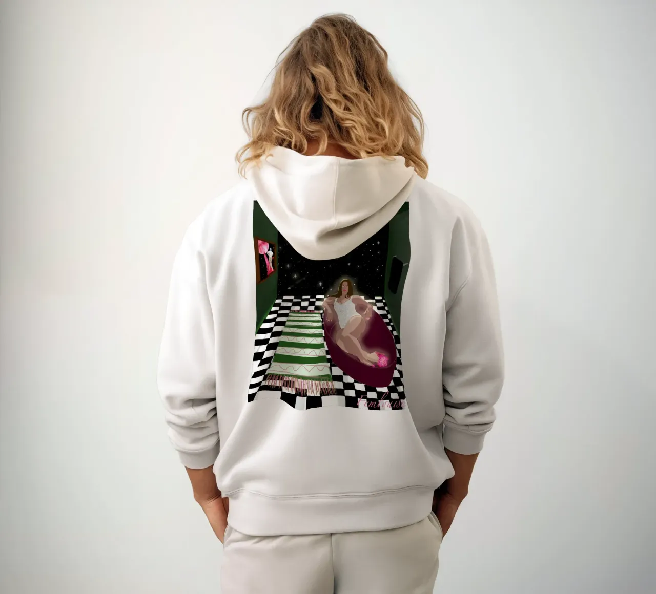 Goddess Energy Reboot felpa con cappuccio da Femlouise.illustrations
