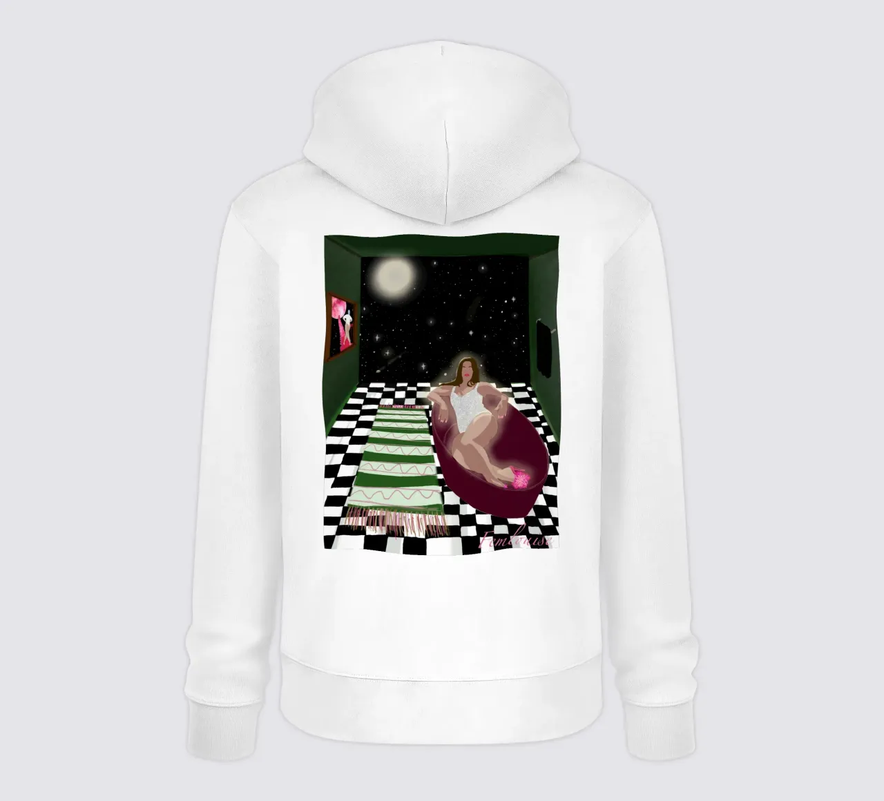 Goddess Energy Reboot felpa con cappuccio da Femlouise.illustrations