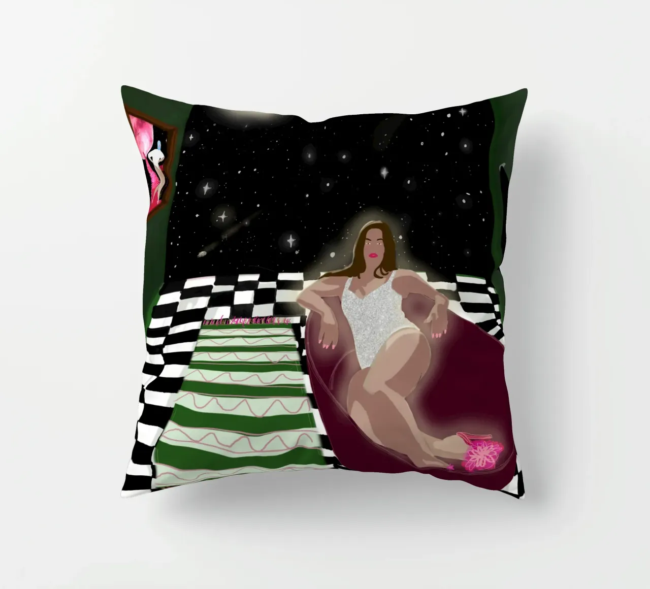 Goddess Energy Reboot cuscino da Femlouise.illustrations