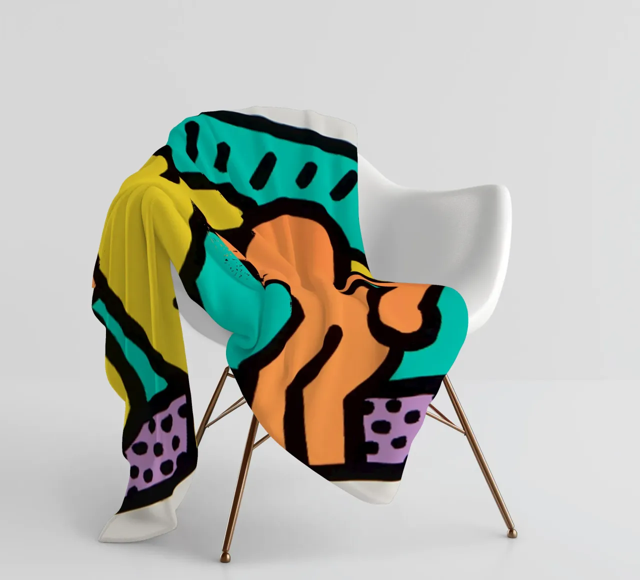 Un piatto coperta in pile da jo shop