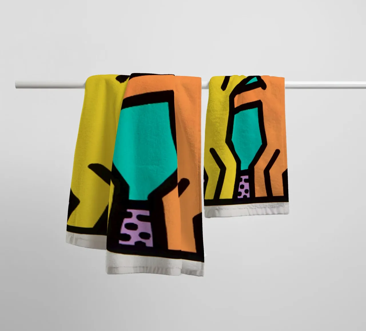 Un piatto asciugamano da bagno da jo shop