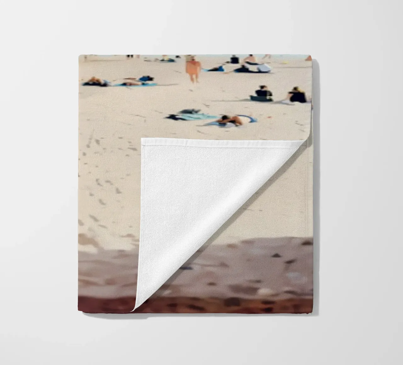 Persone sulla spiaggia di Antibes telo mare da jo shop