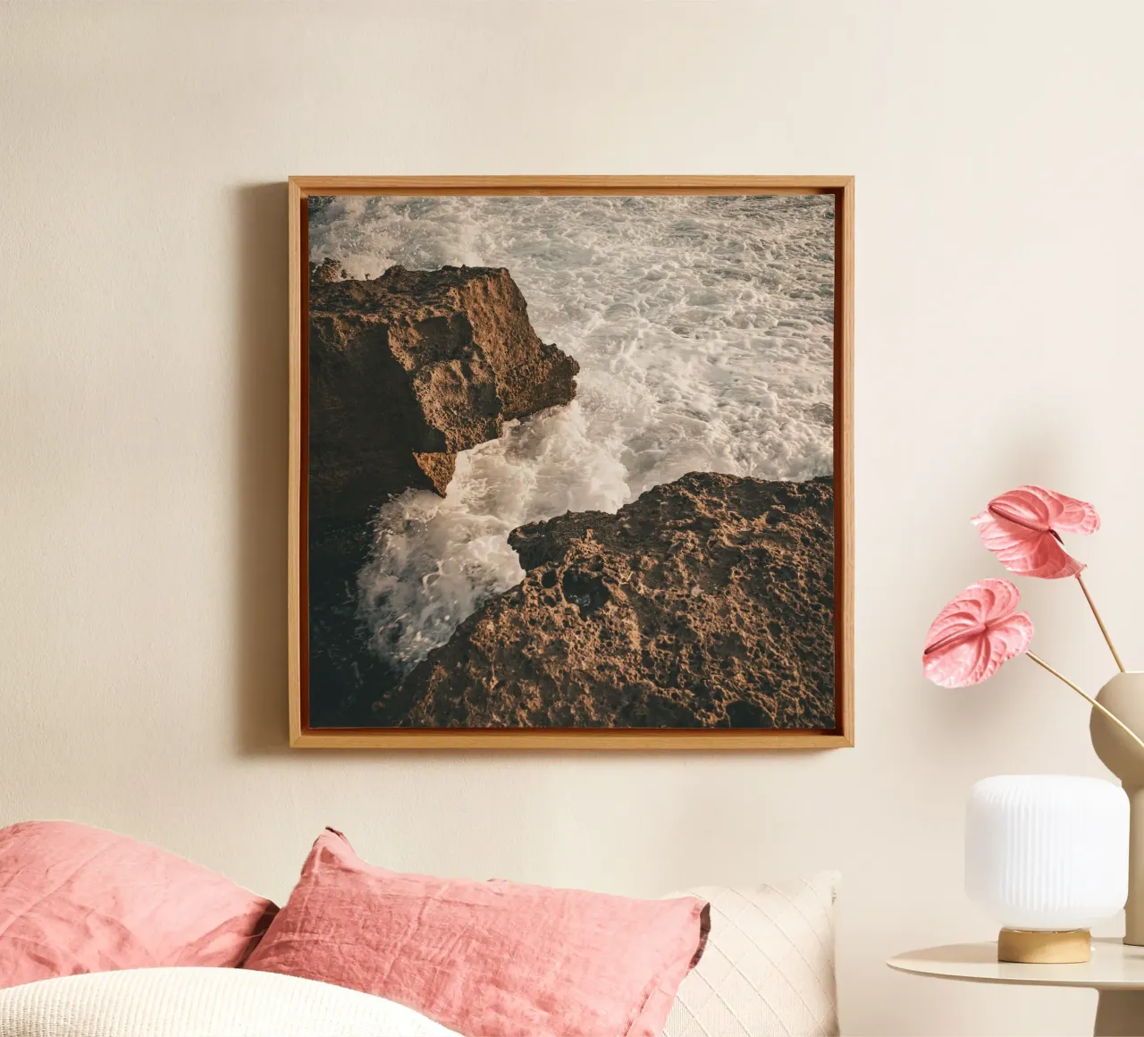 Seaside #47 tela con Cornice a cassetta da Tal Paz-Fridman