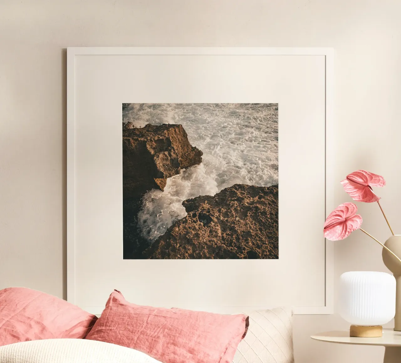 Seaside #47 poster con telaio in alluminio da Tal Paz-Fridman