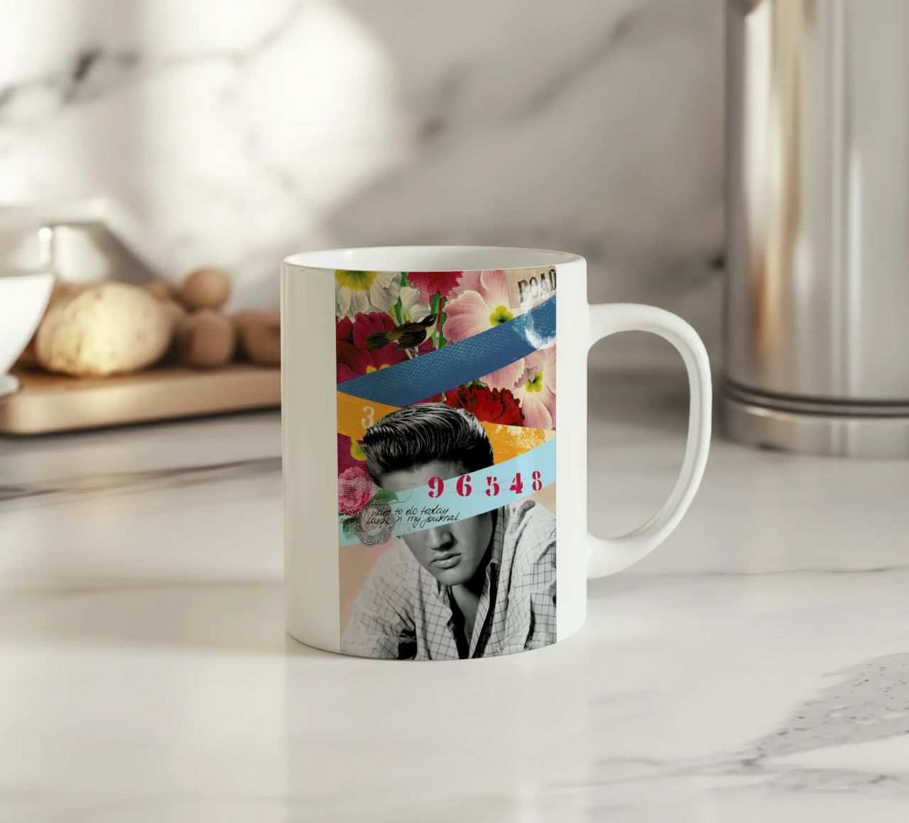 Public Figures: Elvis tazza in ceramica da Elo Marc