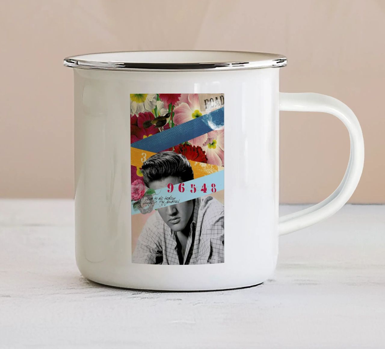 Public Figures: Elvis tazza in smalto da Elo Marc