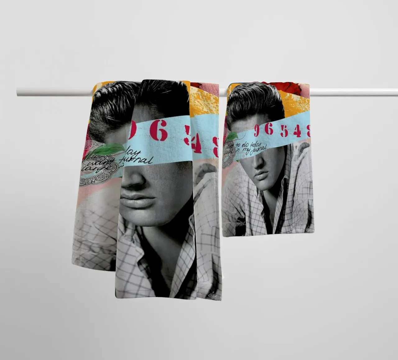 Public Figures: Elvis asciugamano da bagno da Elo Marc