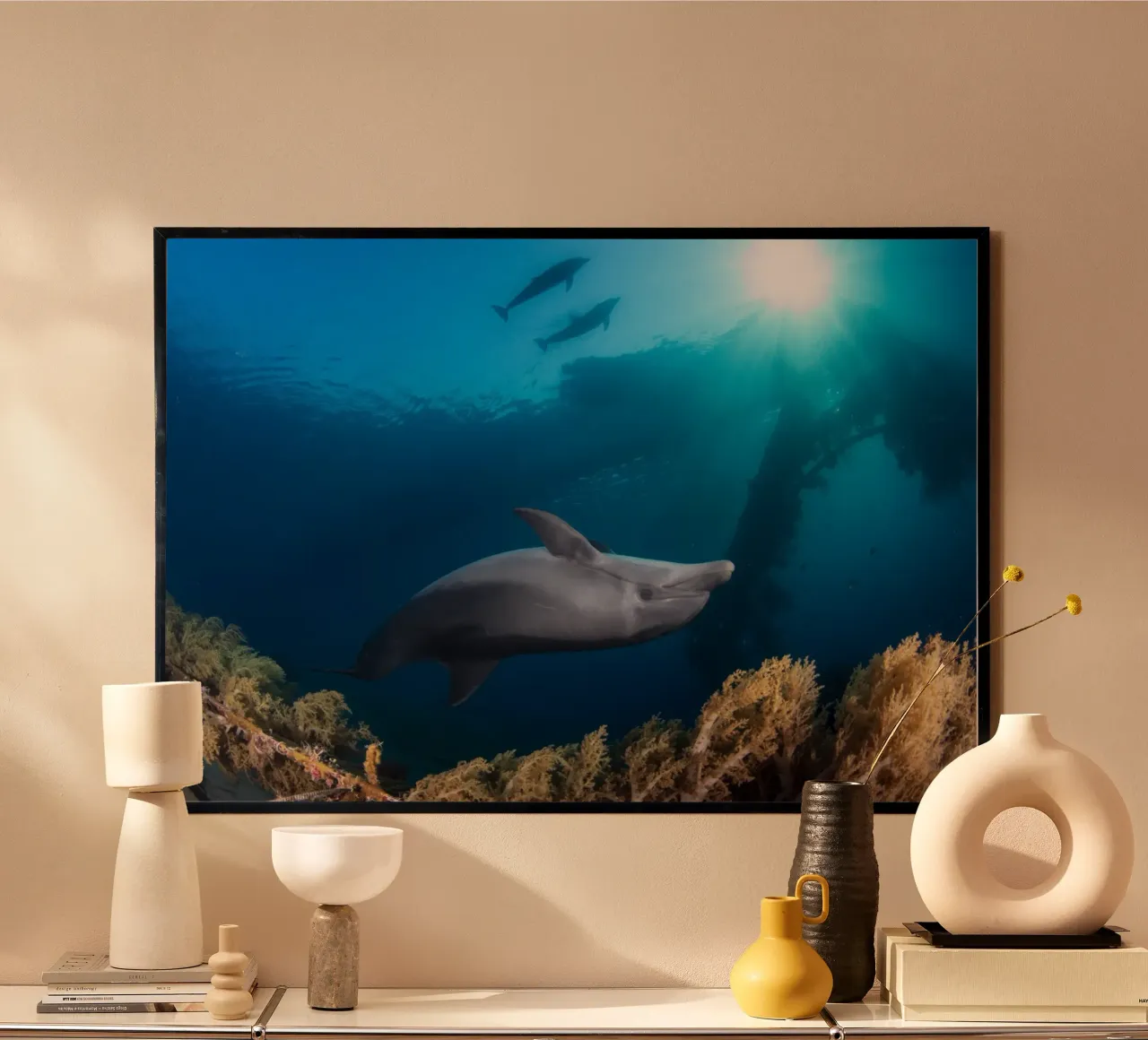 Regni liquidi poster con telaio in plastica da StillVibe Home