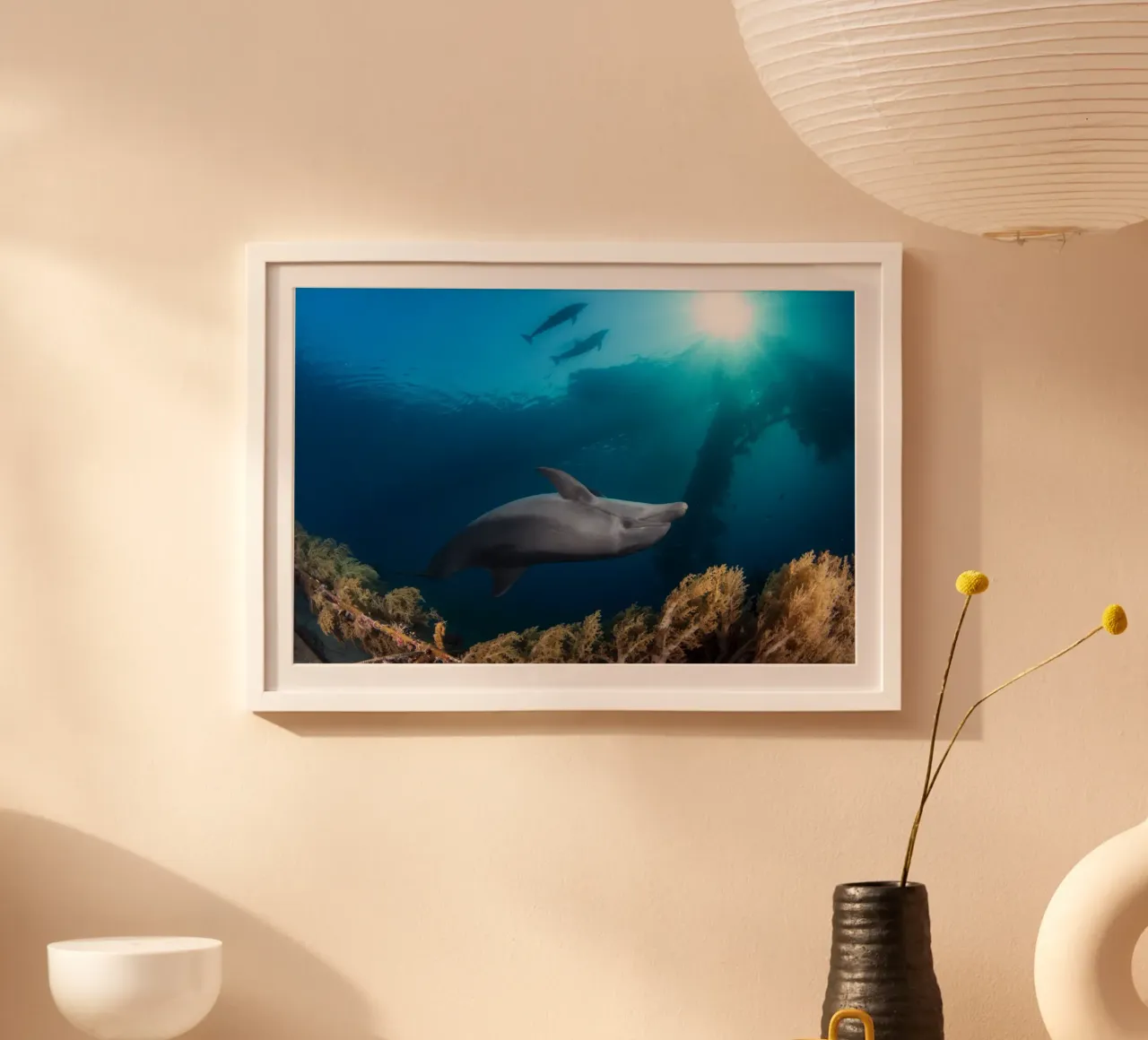 Regni liquidi poster con telaio in plastica da StillVibe Home