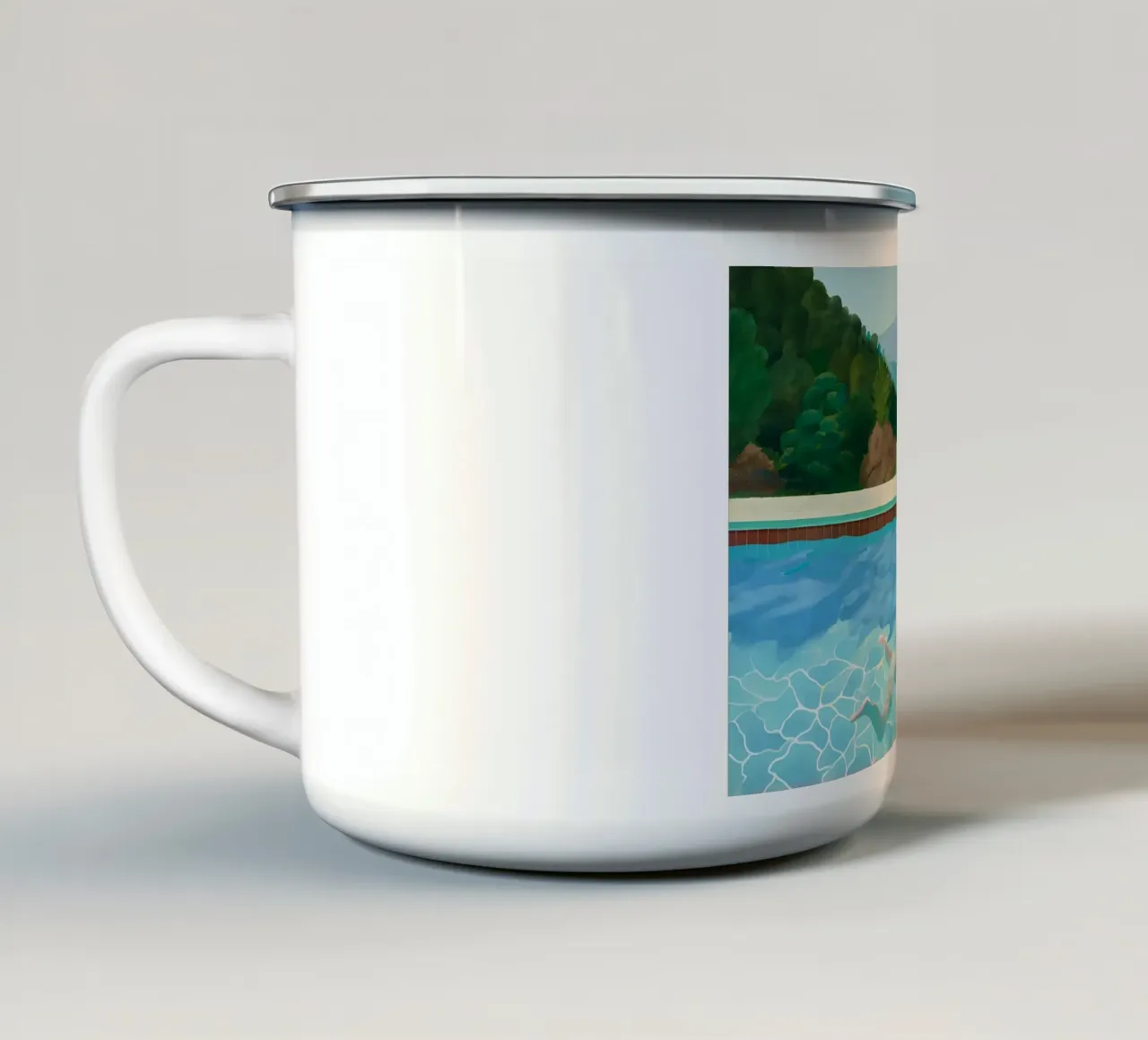 Mostra al met tazza in smalto da coorcoxs