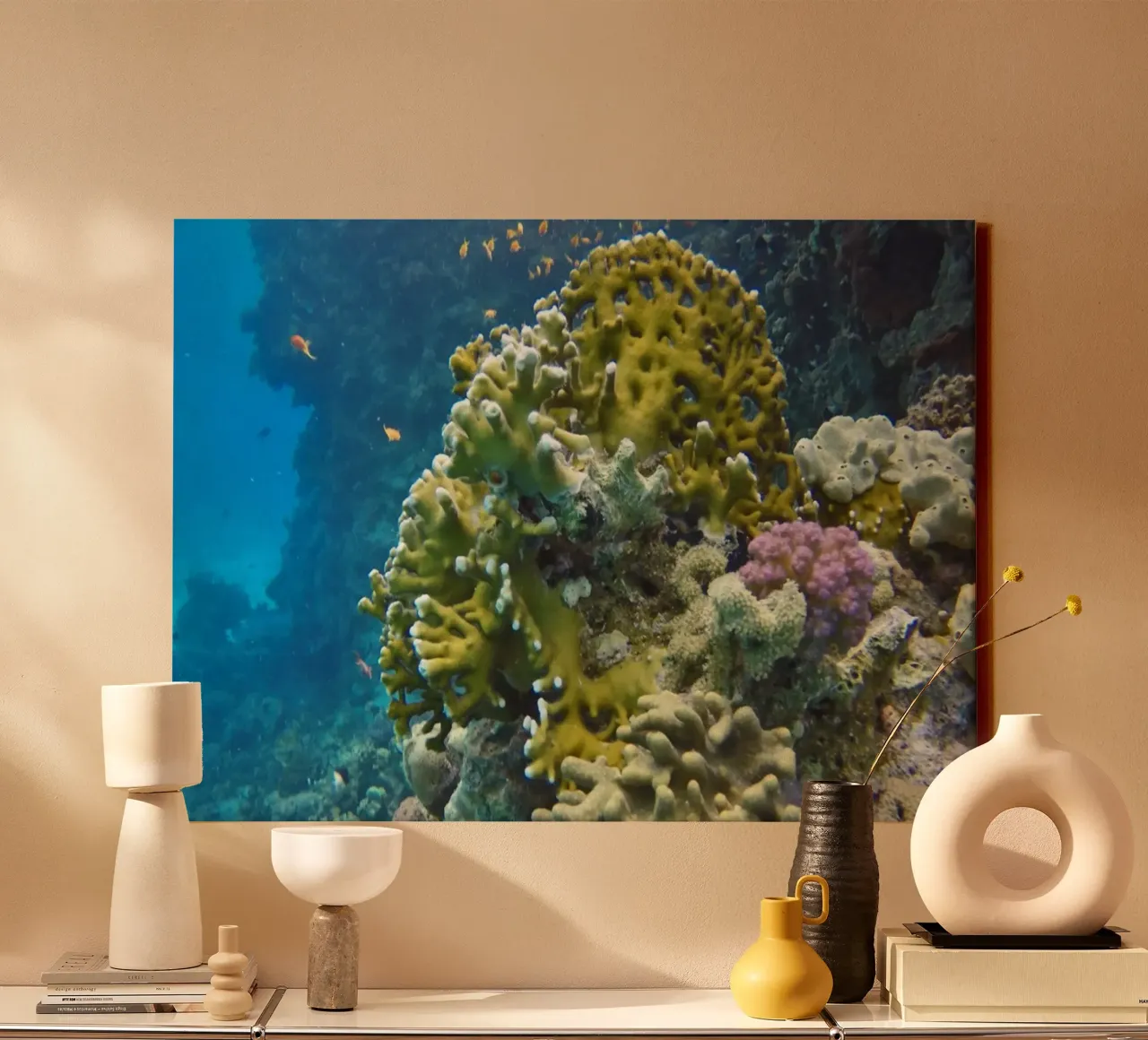 Regni liquidi tela con Cornice a cassetta da StillVibe Home