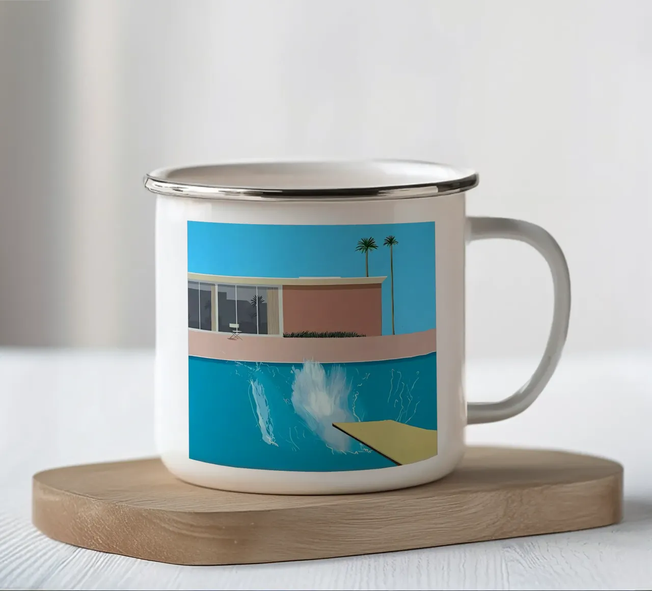 Schizzo tazza in smalto da coorcoxs