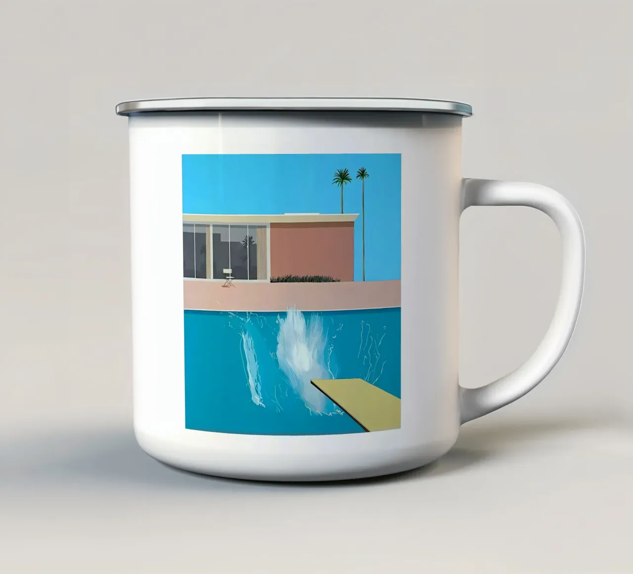 Schizzo tazza in smalto da coorcoxs