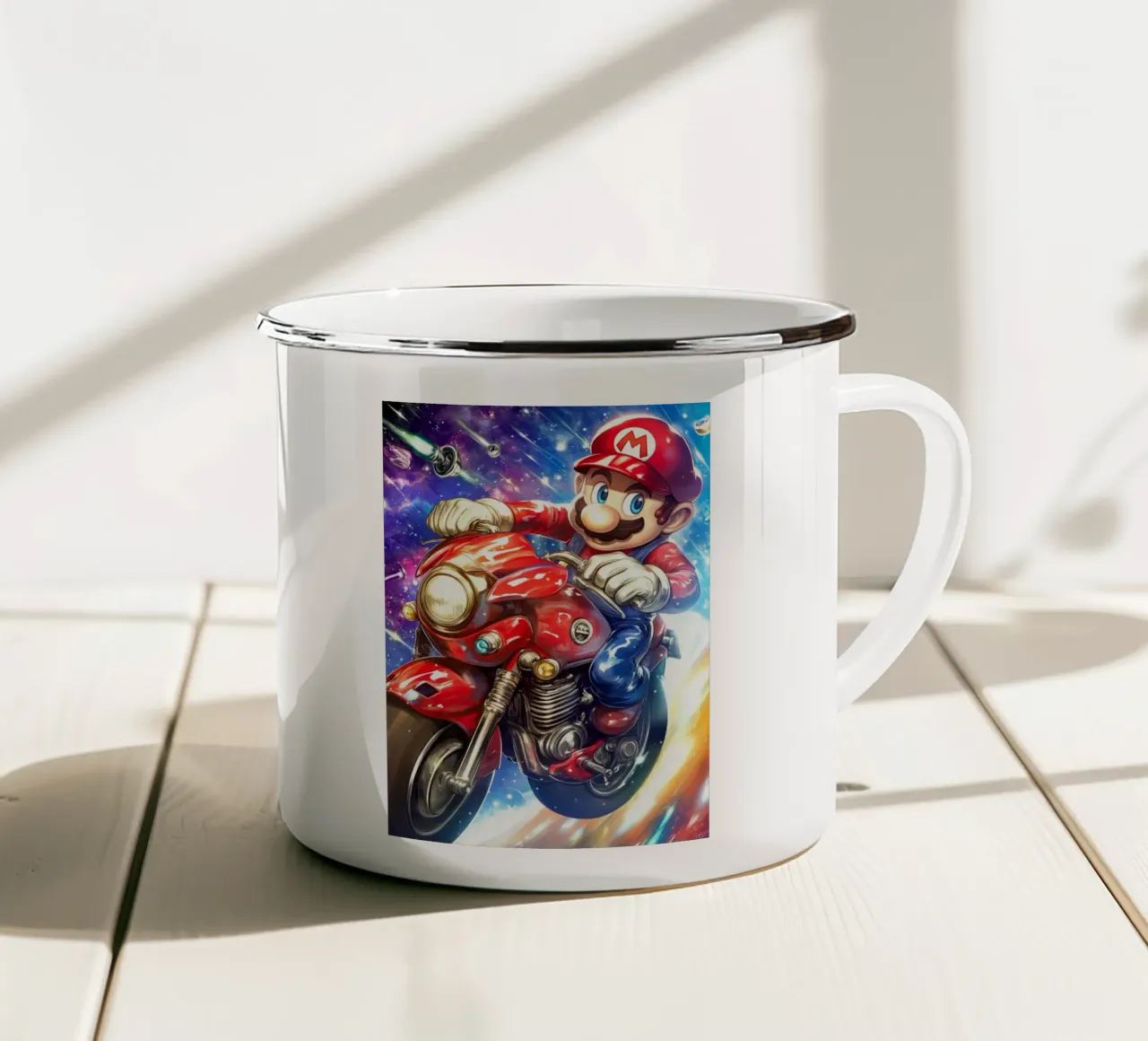 Super Mario Bros tazza in smalto da Fleur de Lys