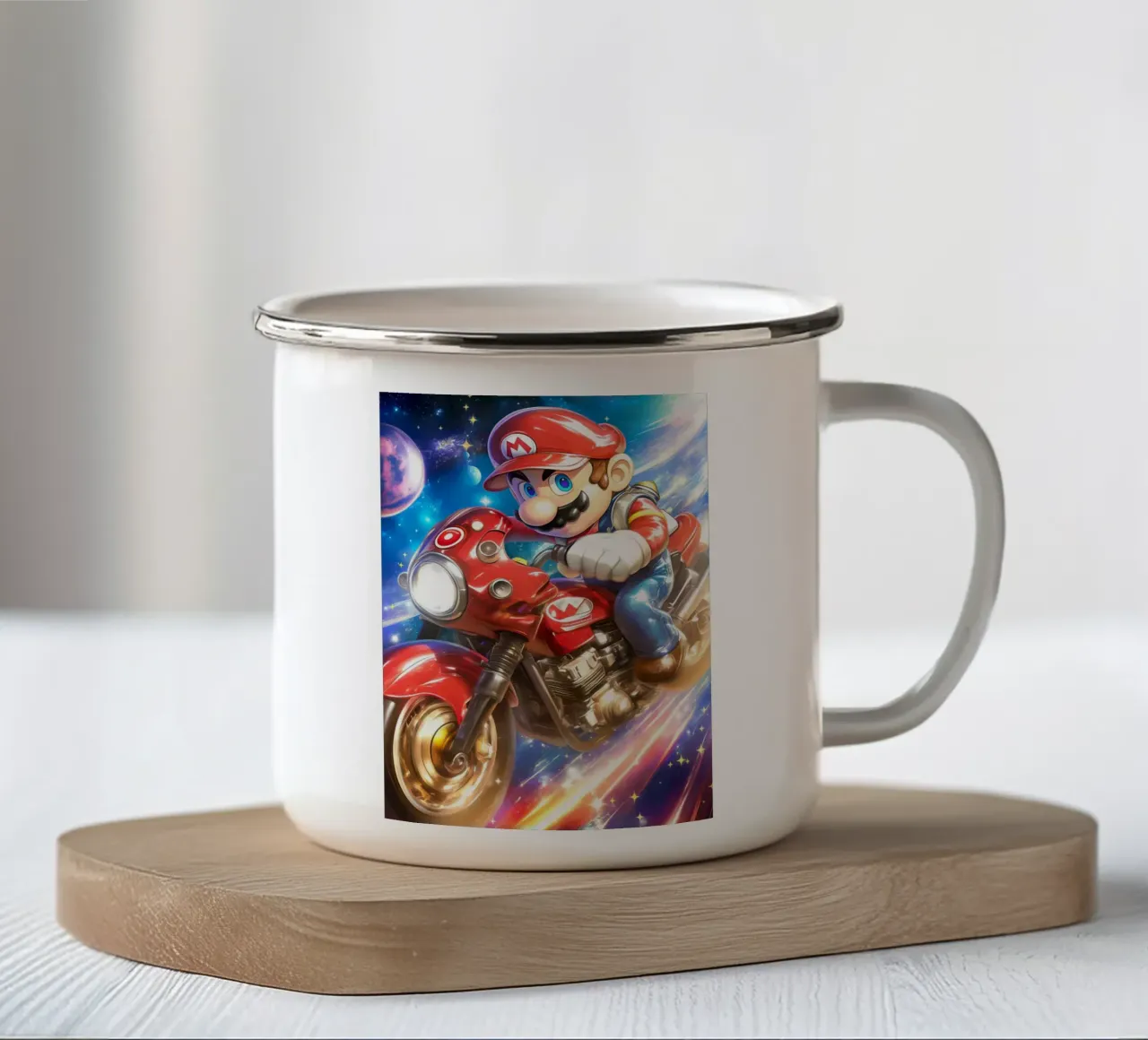 Super Mario Bros tazza in smalto da Fleur de Lys