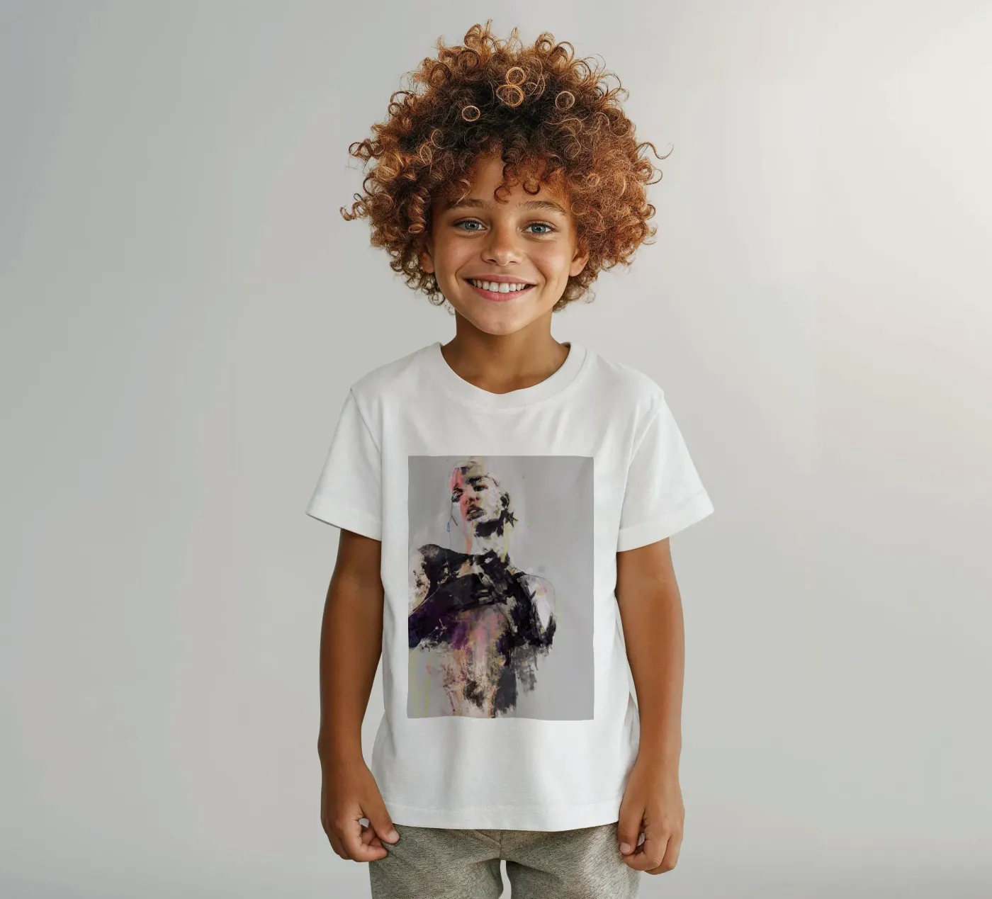 guanto nero t-shirt bambini da Giulio Iurissevich