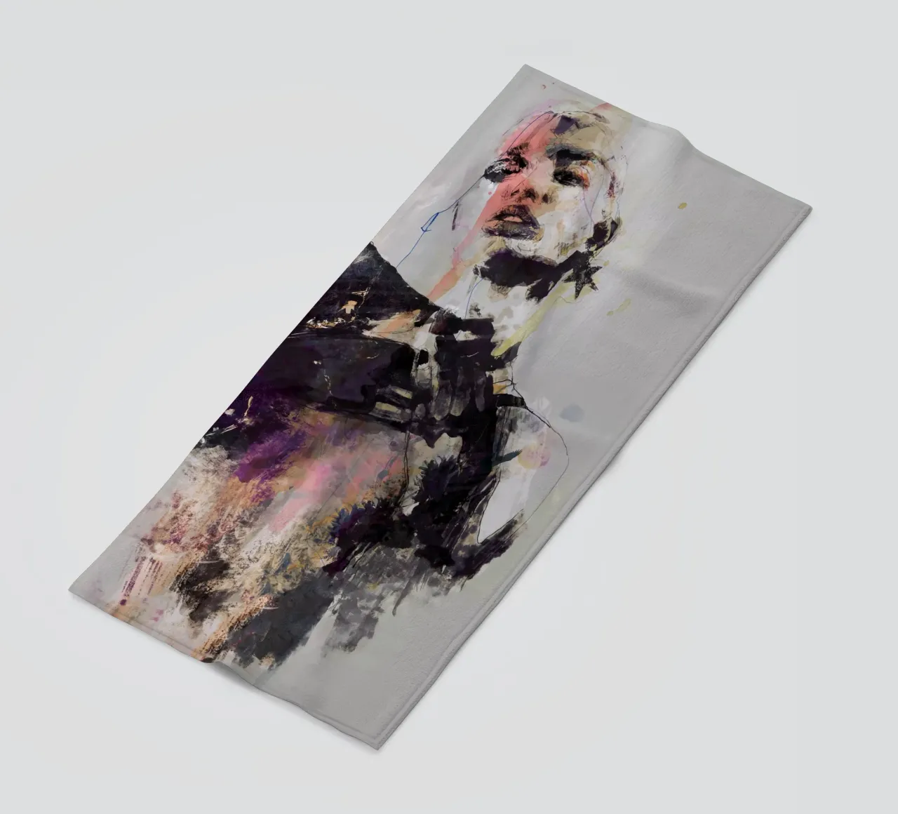 guanto nero telo mare da Giulio Iurissevich