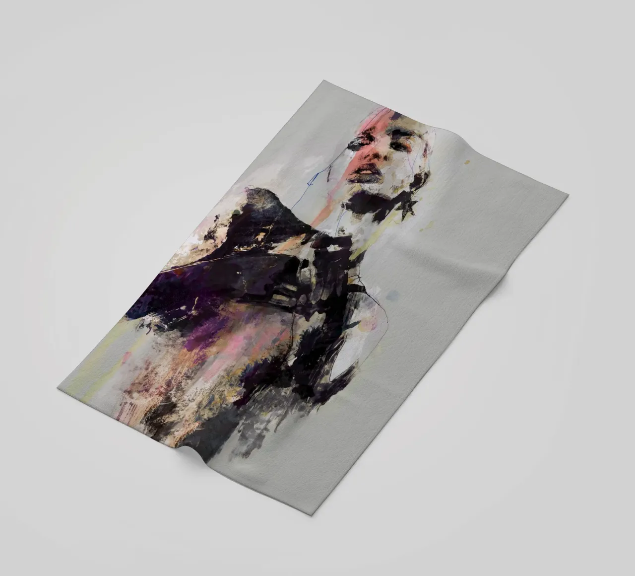 guanto nero telo mare da Giulio Iurissevich