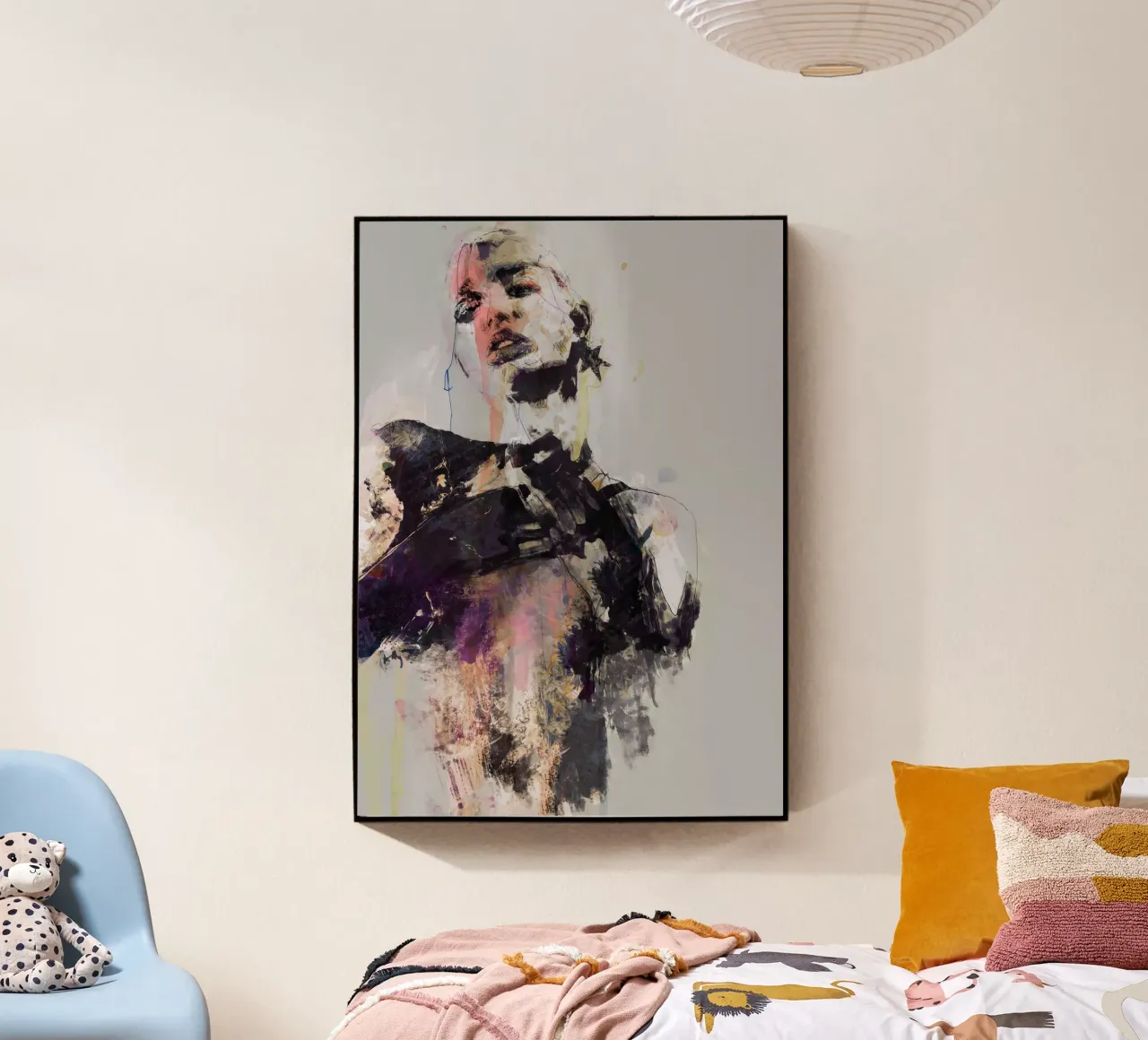 guanto nero plexiglass da Giulio Iurissevich