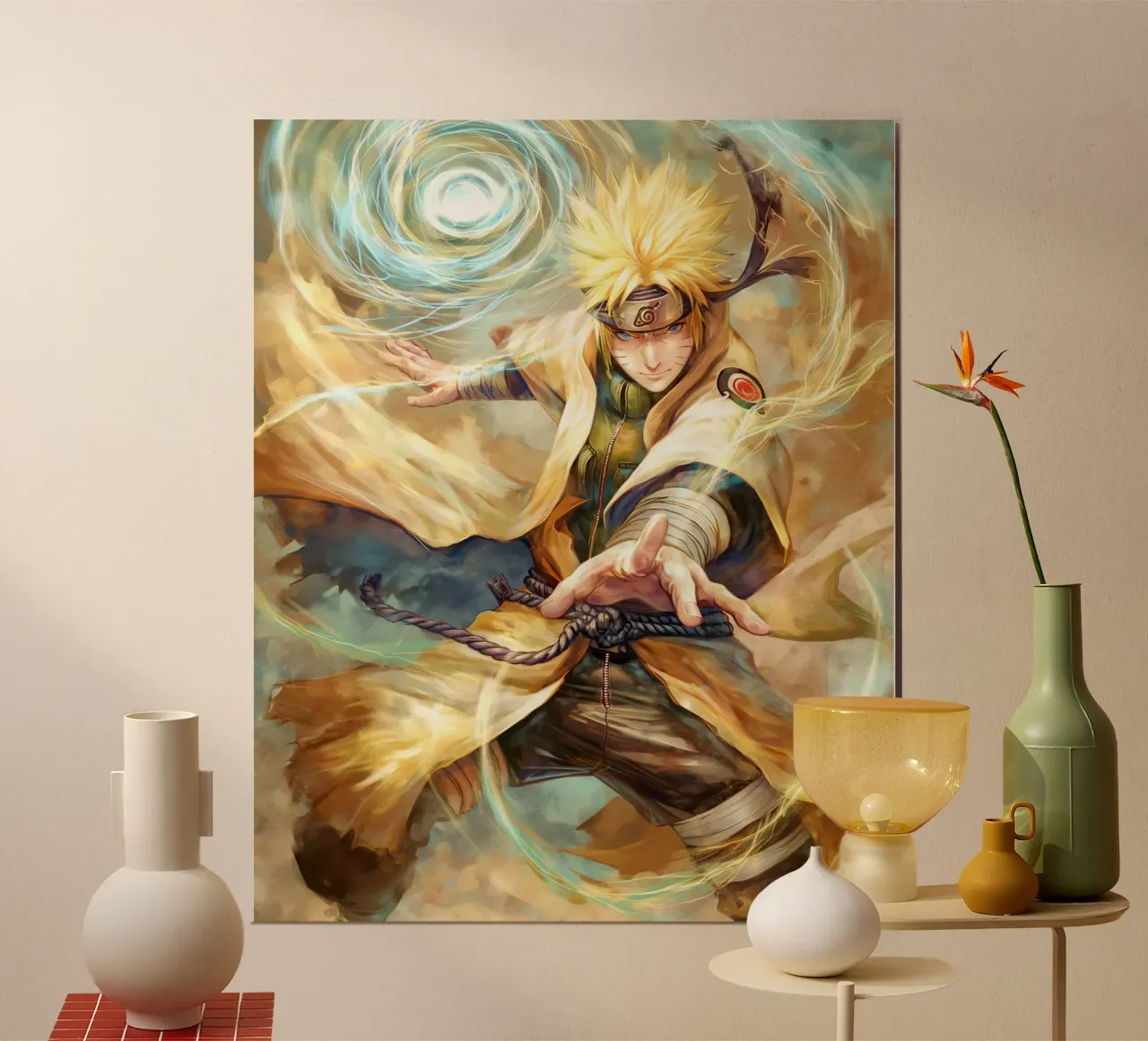Naruto poster con telaio in plastica da Fleur de Lys