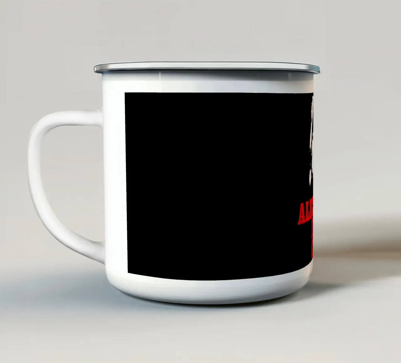 Maglietta classica Grunge Band tazza in smalto da thisnara.std
