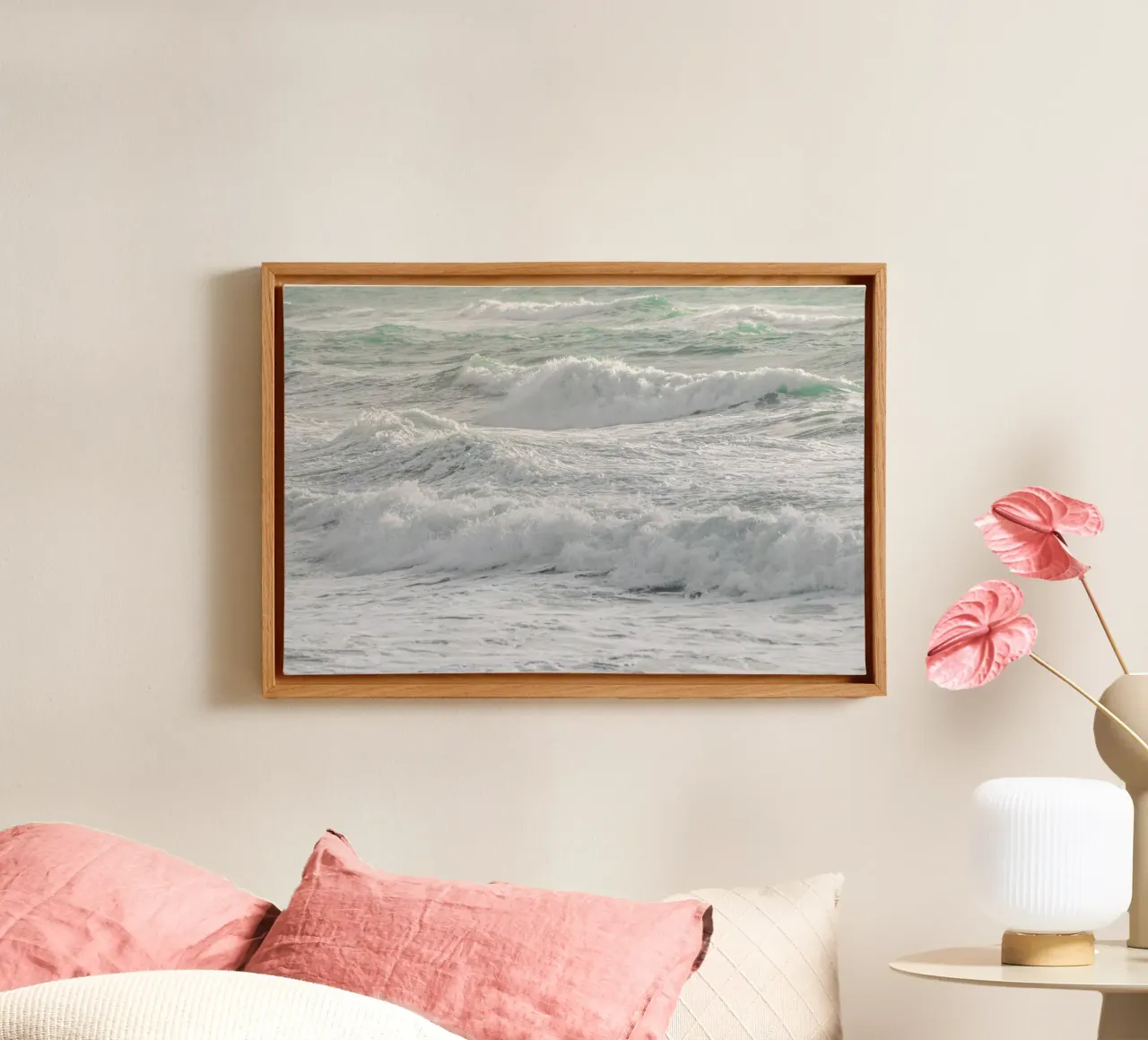 Seaside #50 tela con Cornice a cassetta da Tal Paz-Fridman