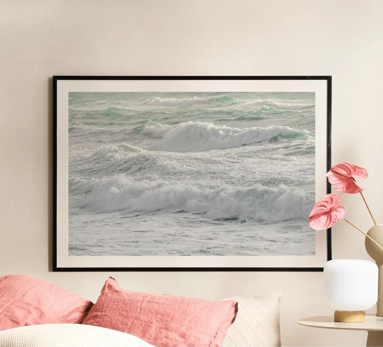 Seaside #50 poster con telaio in alluminio da Tal Paz-Fridman