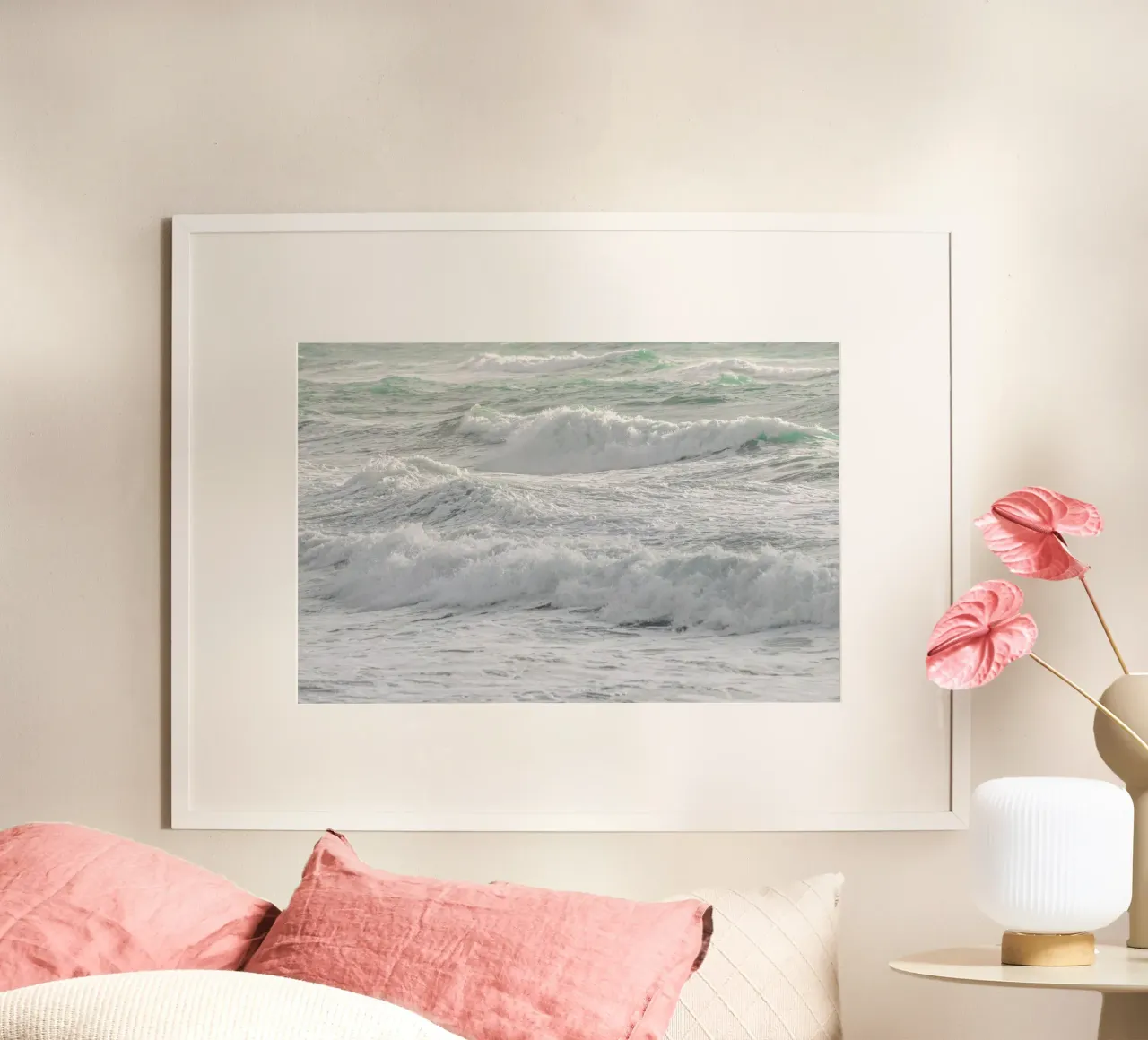 Seaside #50 poster con telaio in alluminio da Tal Paz-Fridman