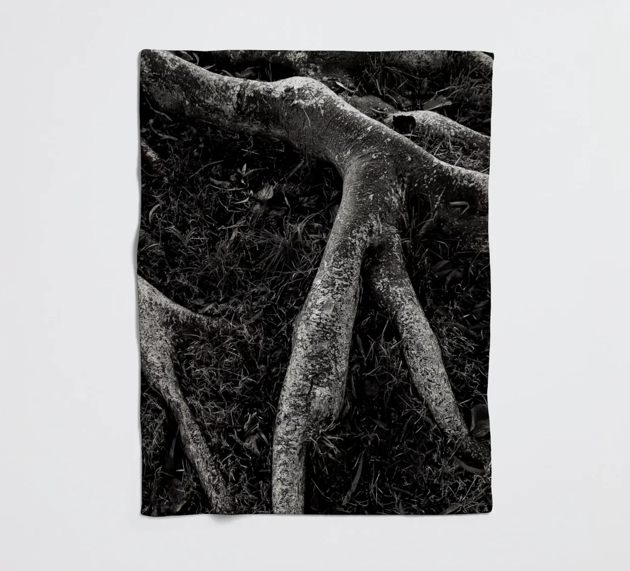 Roots II fleece blanket by Tal Paz-Fridman
