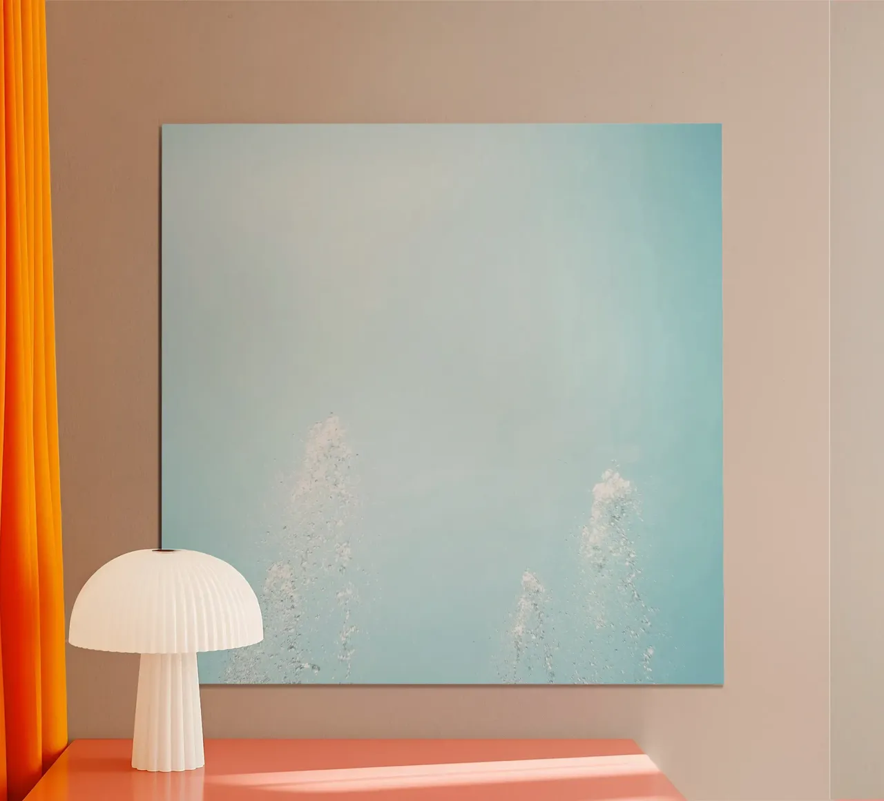 Regni liquidi poster con telaio in plastica da StillVibe Home