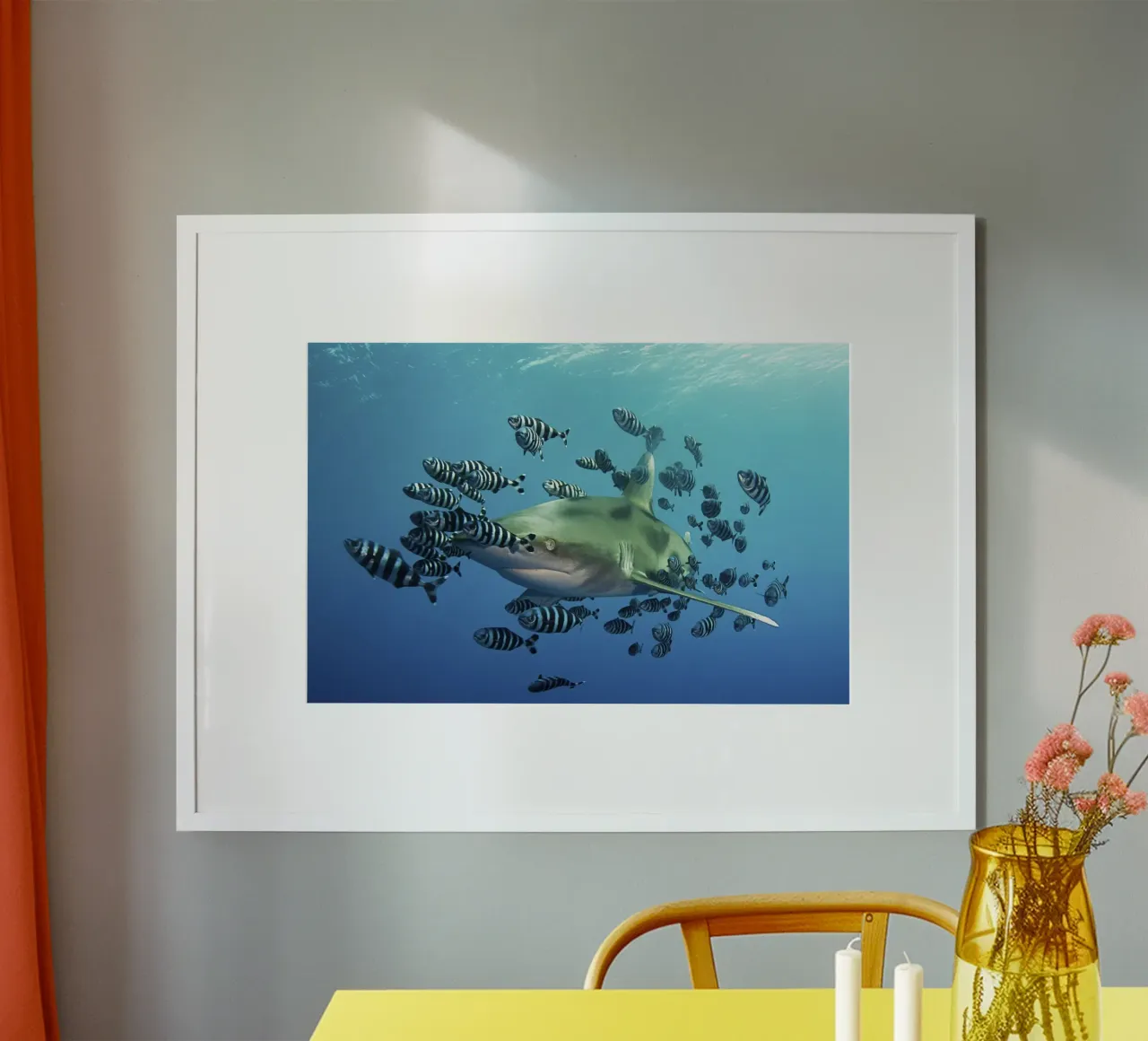 Regni liquidi poster con telaio in plastica da StillVibe Home