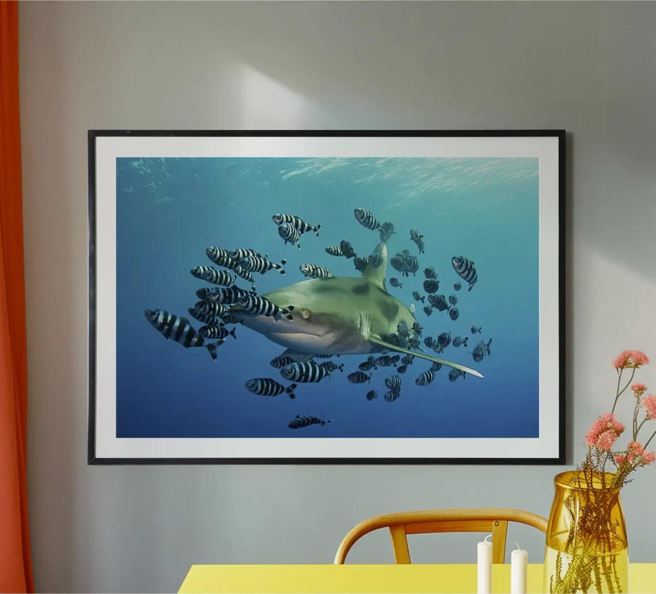Regni liquidi poster con telaio in plastica da StillVibe Home