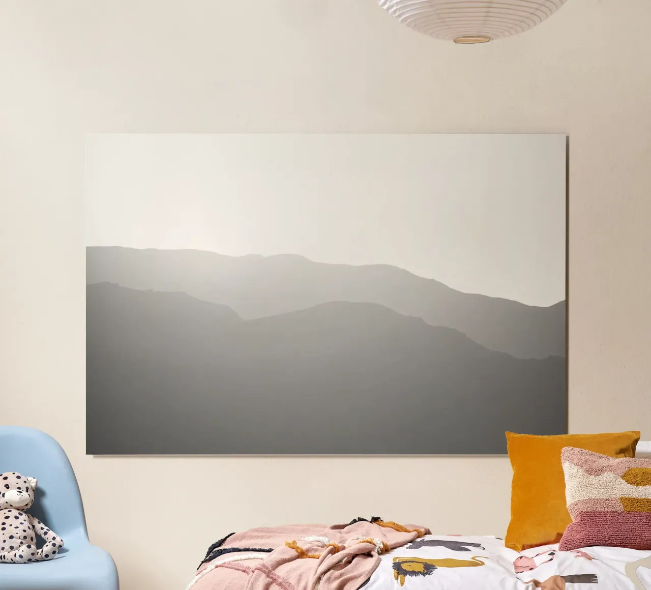 Mountains of Eilat #3 poster con telaio in alluminio da Tal Paz-Fridman