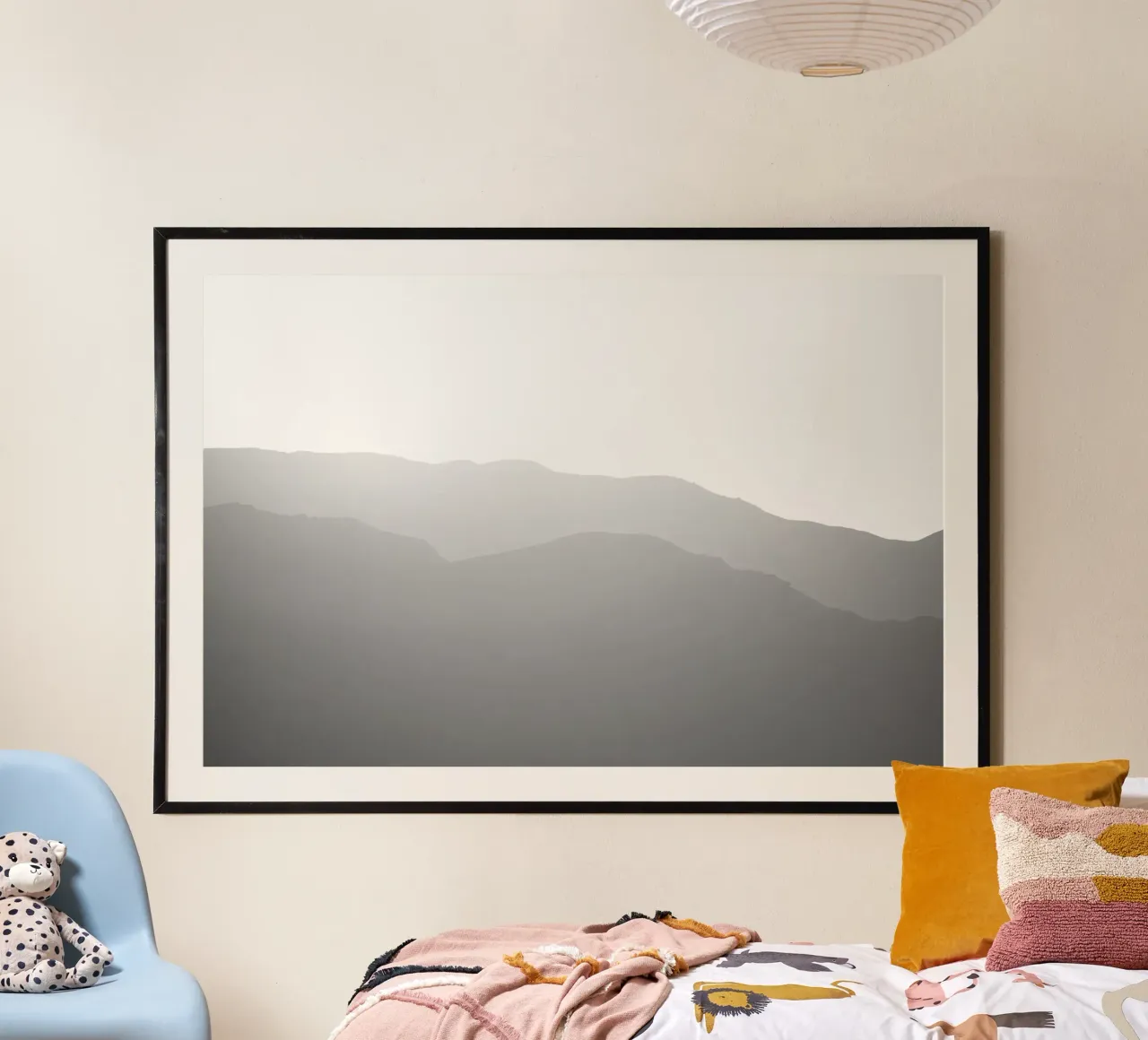 Mountains of Eilat #3 poster con telaio in alluminio da Tal Paz-Fridman