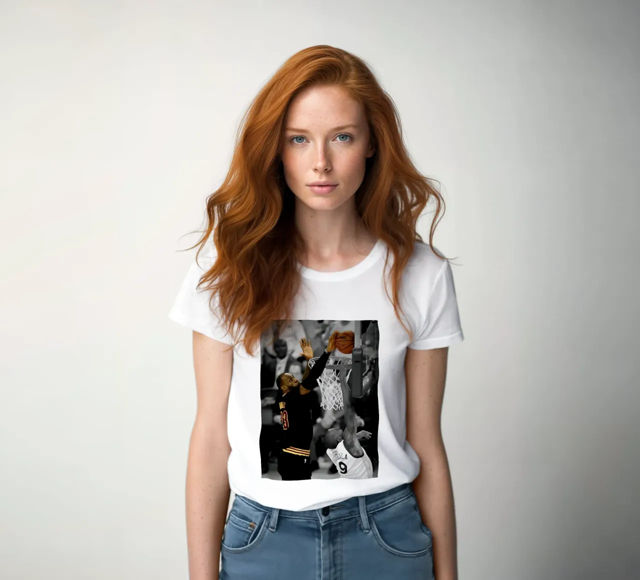 Lebron James, The Block t-shirt da donna da willtahuyshop