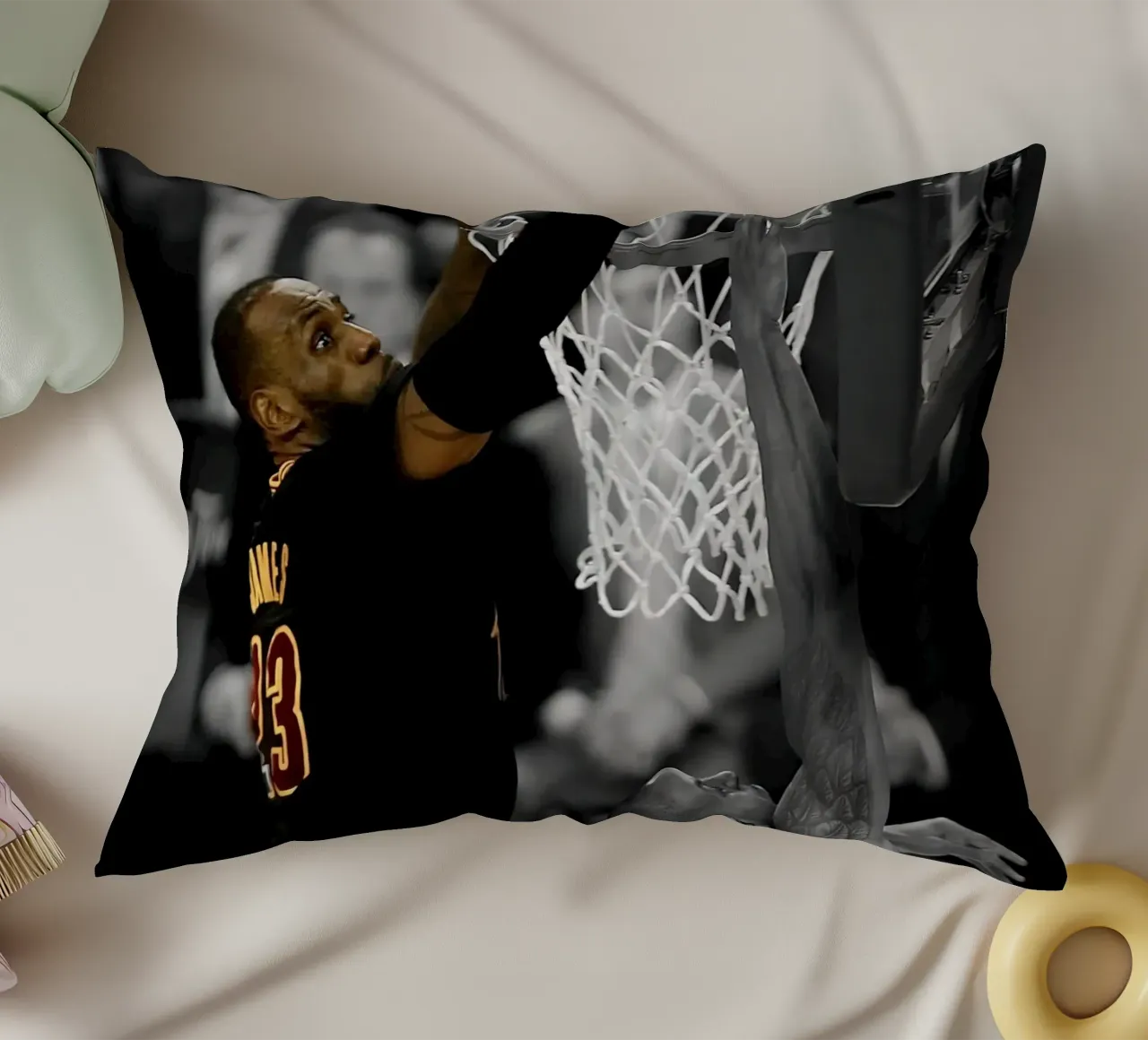 Lebron James, The Block cuscino da willtahuyshop