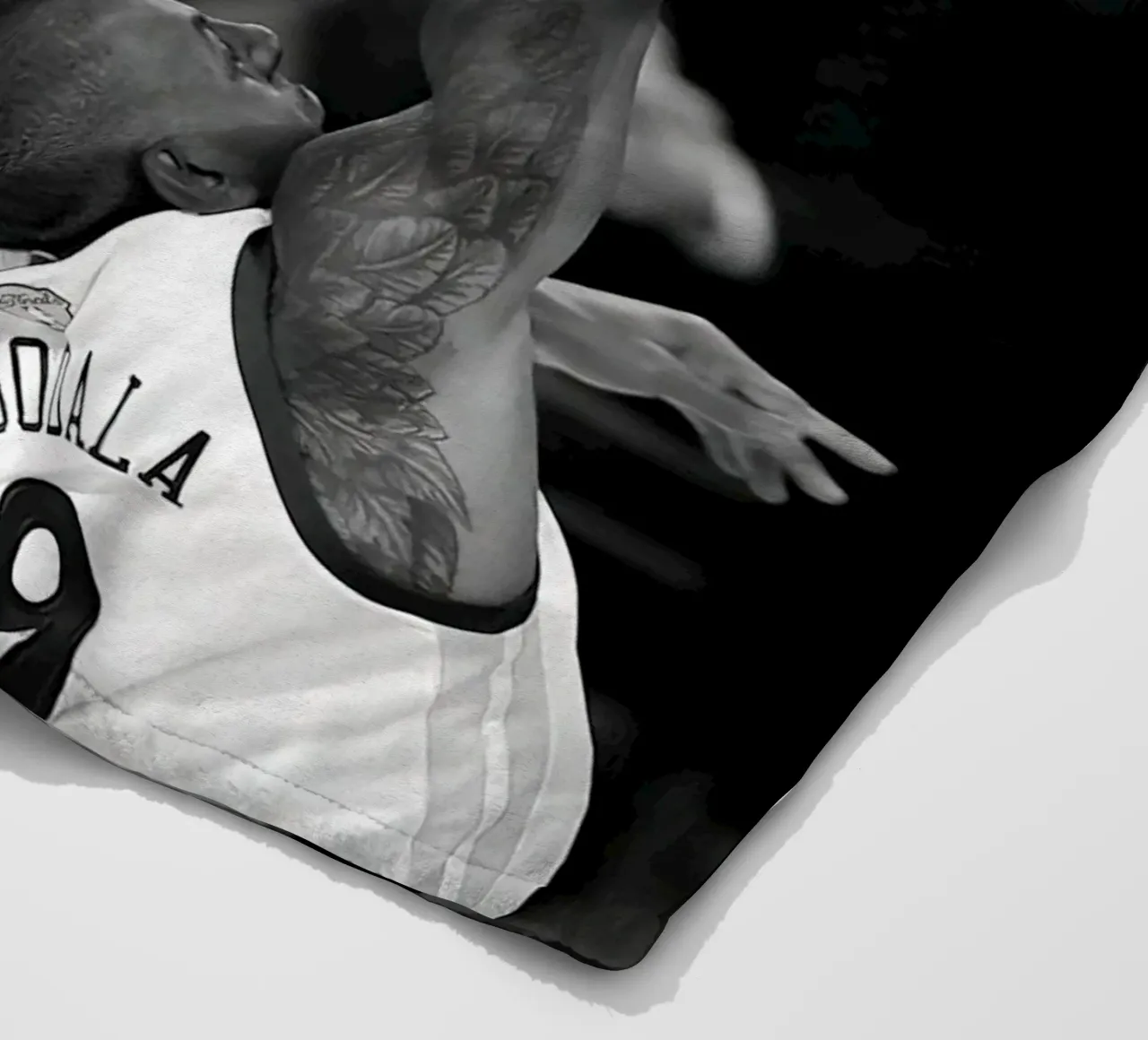 Lebron James, The Block coperta in pile da willtahuyshop