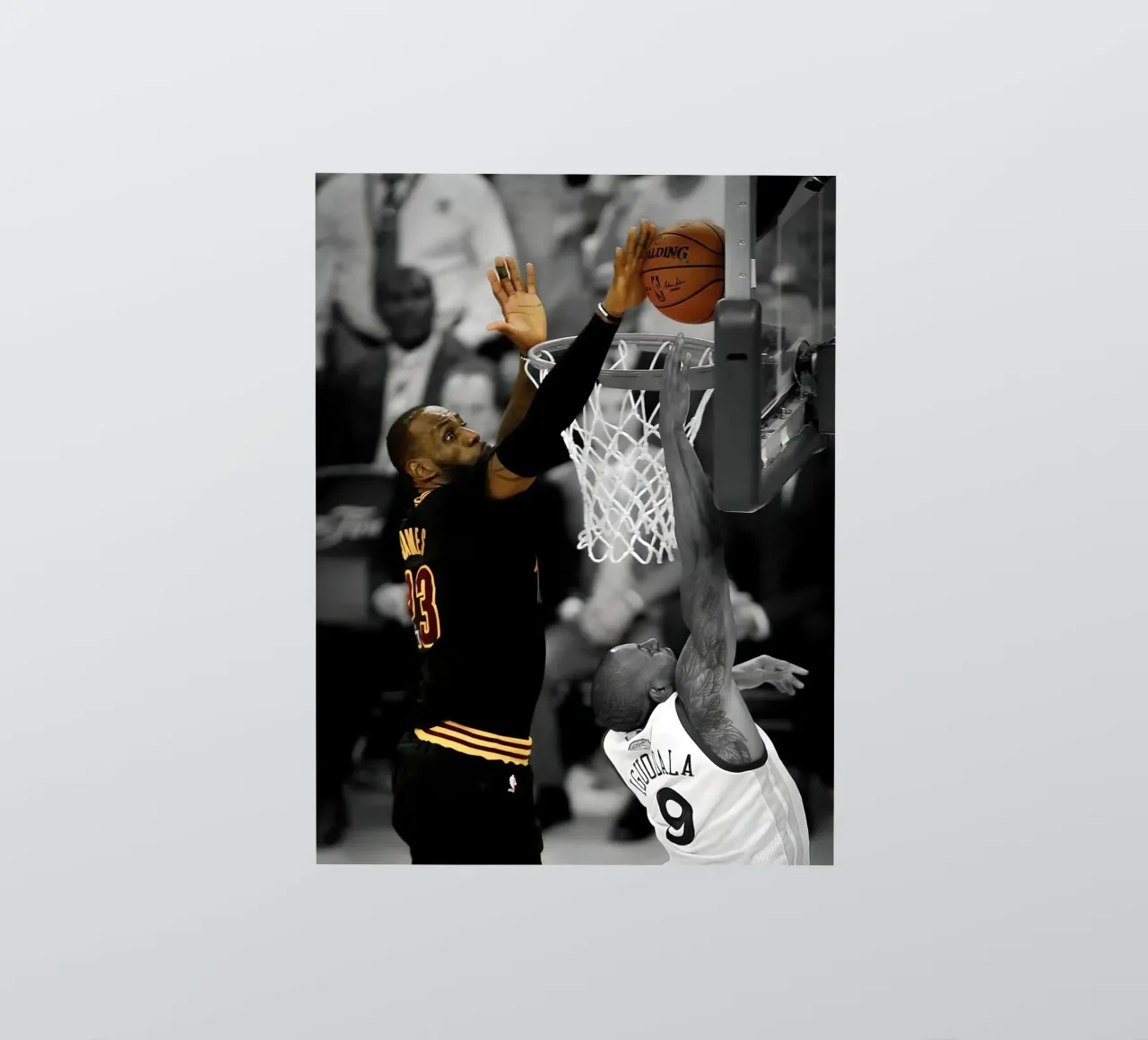 Lebron James, The Block adesivo da willtahuyshop