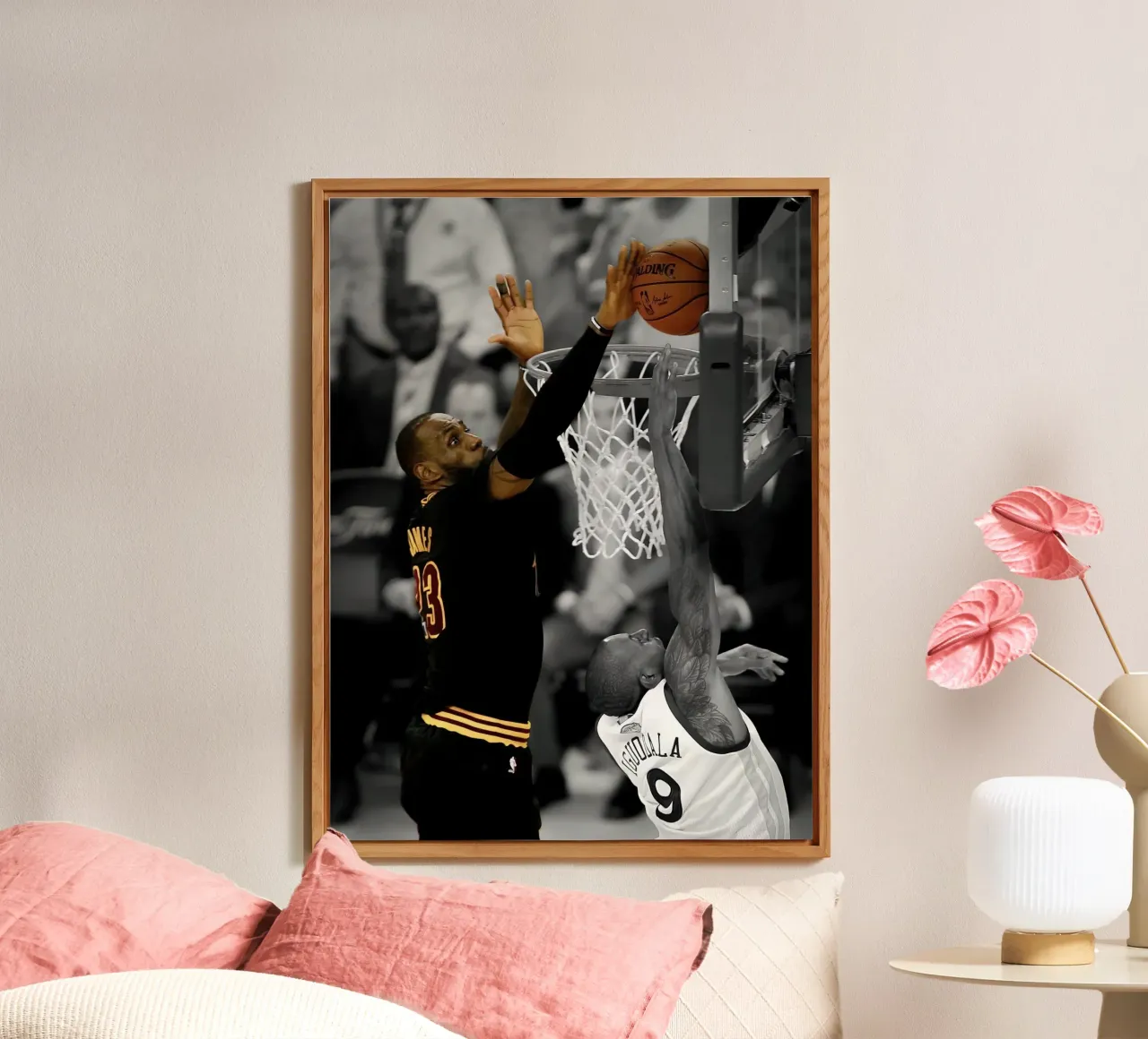 Lebron James, The Block alluminio dibond da willtahuyshop