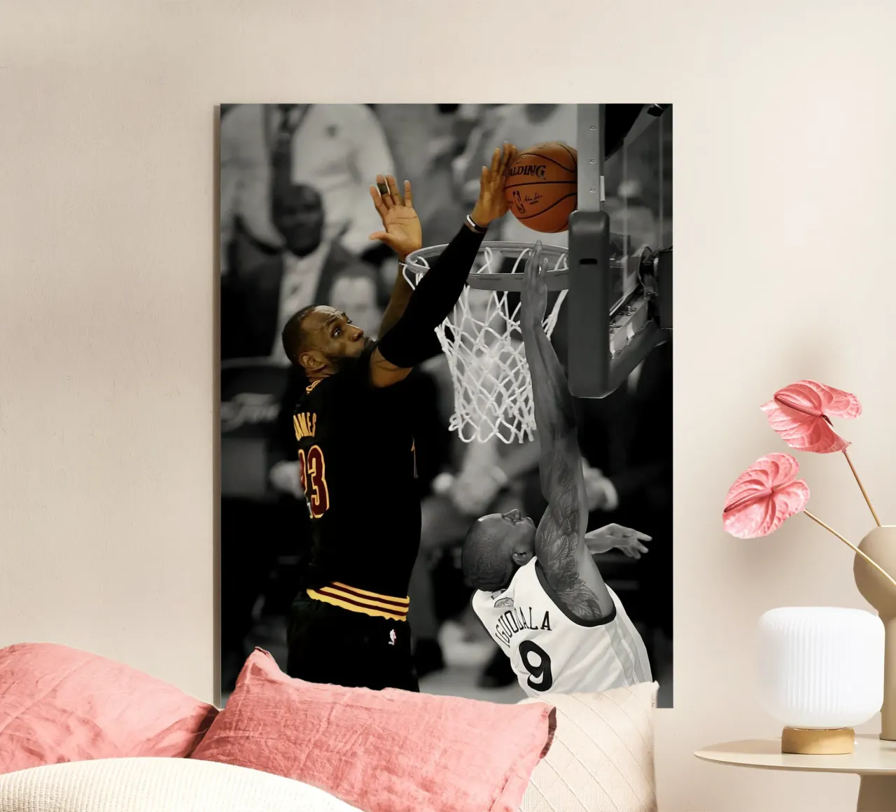 Lebron James, The Block alluminio dibond da willtahuyshop