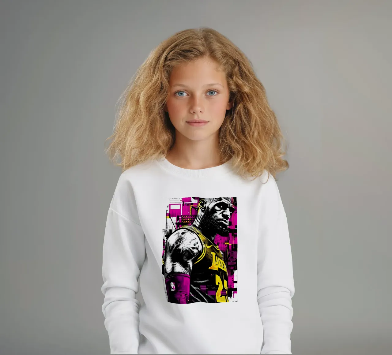LeBron James felpa bambino da willtahuyshop