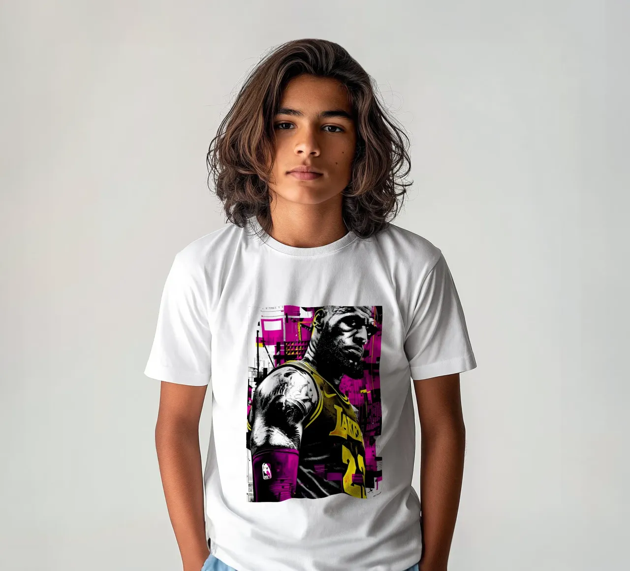 LeBron James t-shirt bambini da willtahuyshop