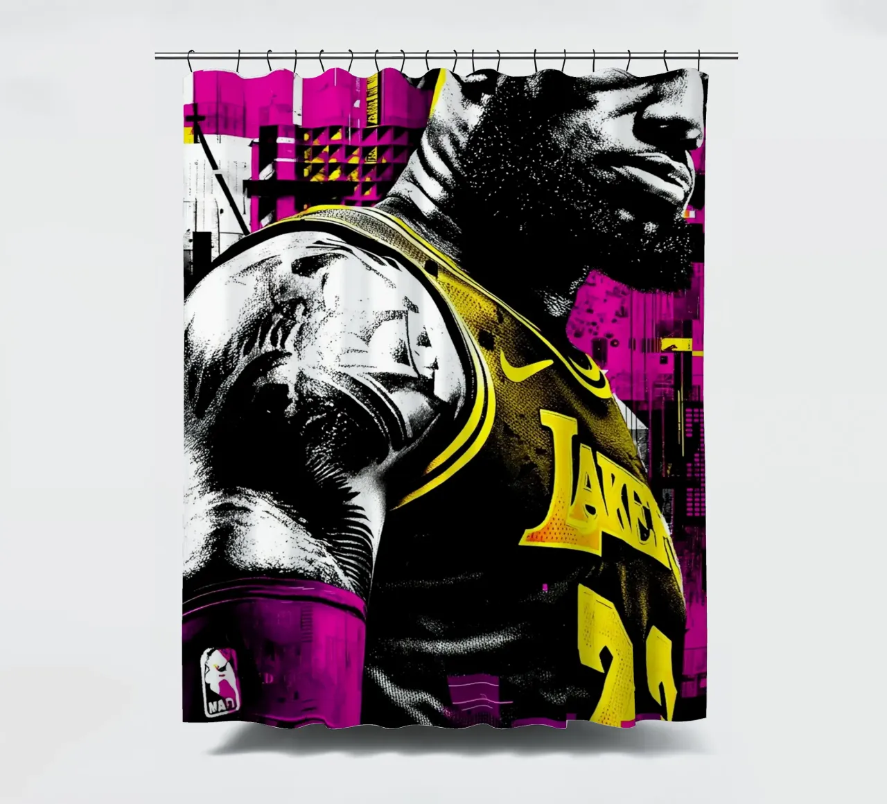 LeBron James tenda da doccia da willtahuyshop