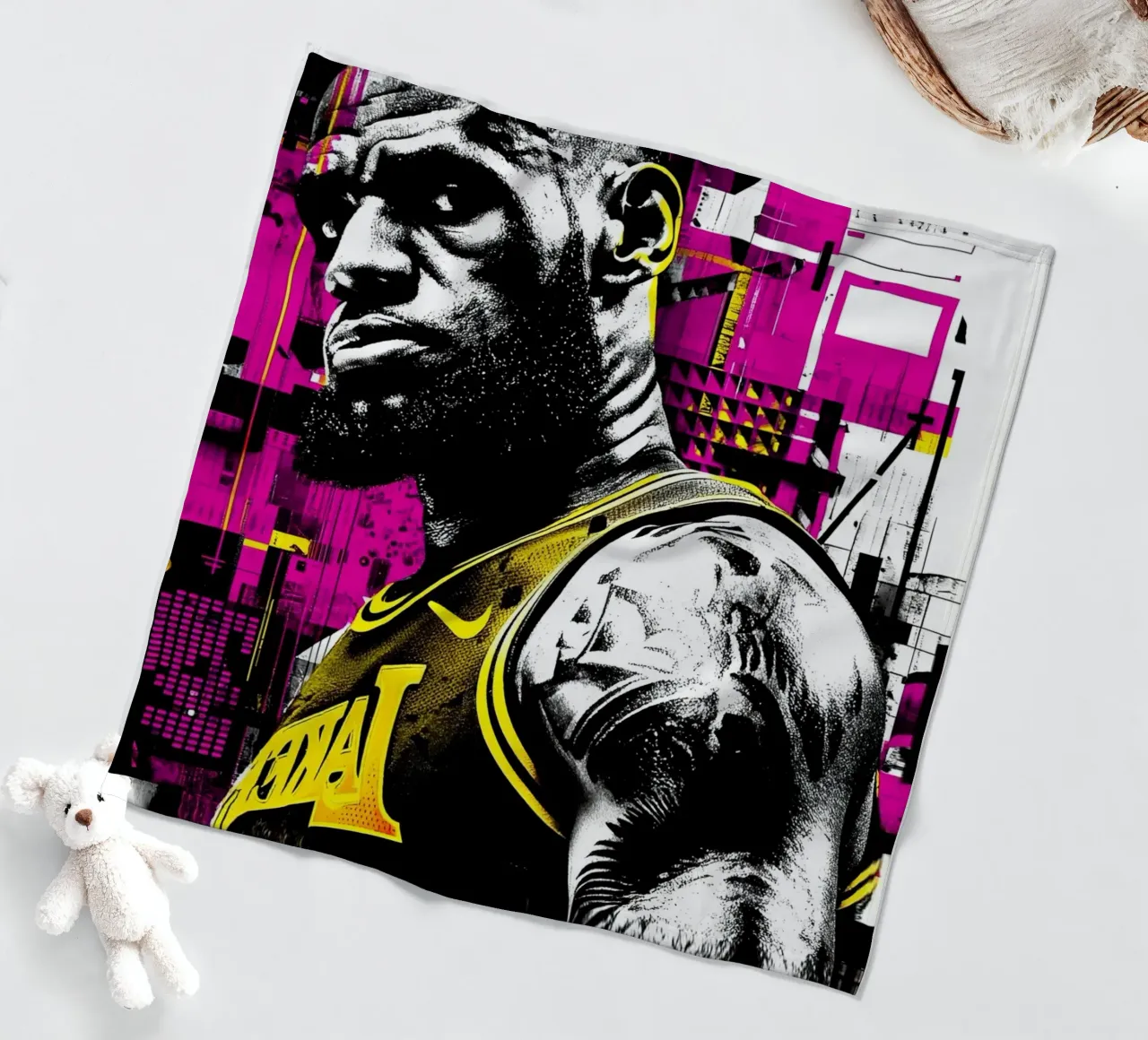 LeBron James coperta in pile da willtahuyshop