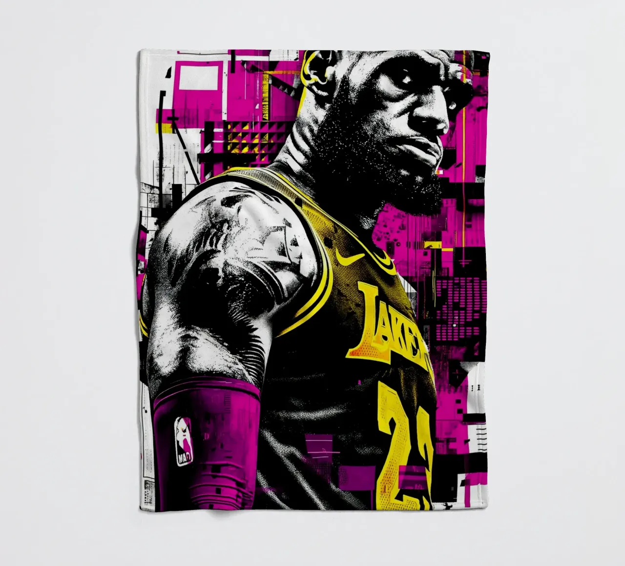 LeBron James coperta in pile da willtahuyshop